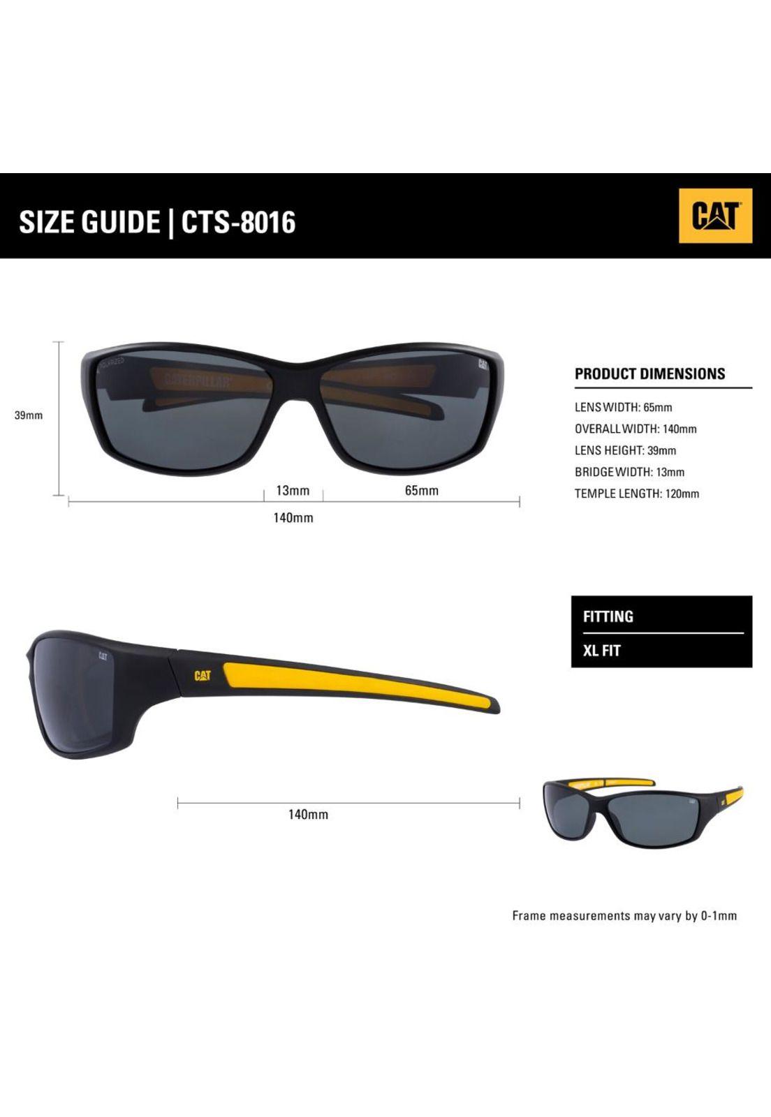 Lentes de Sol Polarizados CAT CTS-8016-113P Gris-2