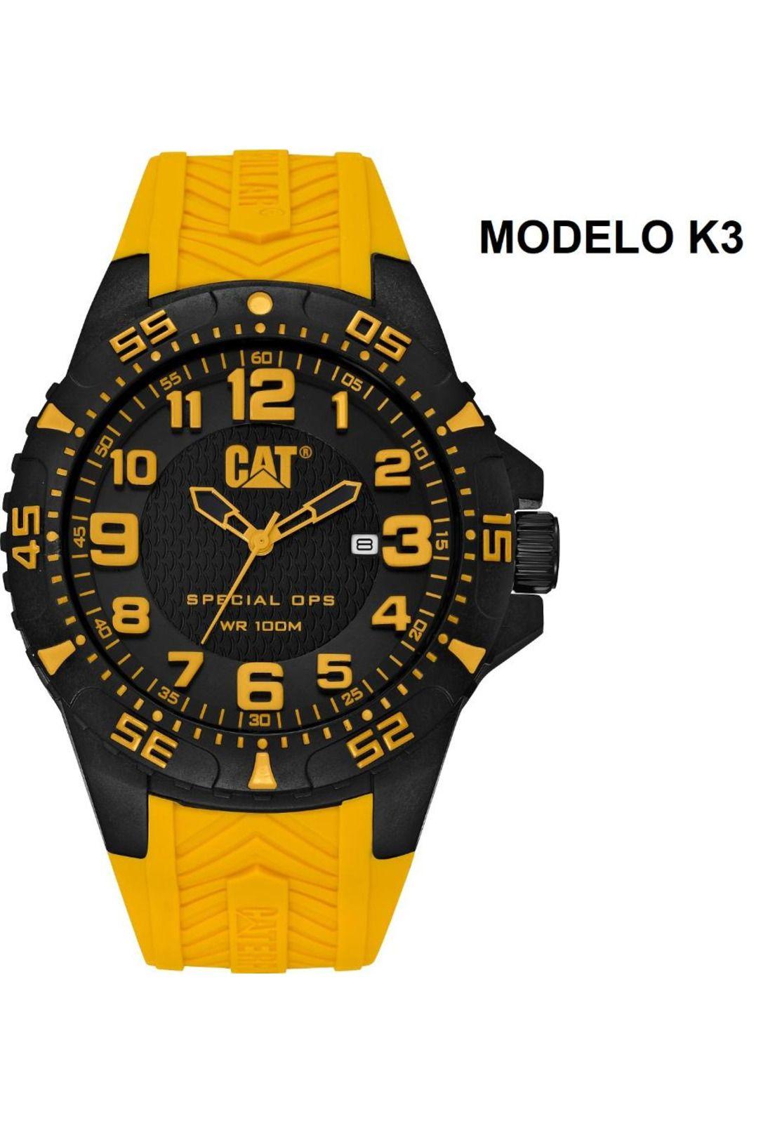 CORREA PULSERA CAT HOMBRE K3-27 Amarillo-2
