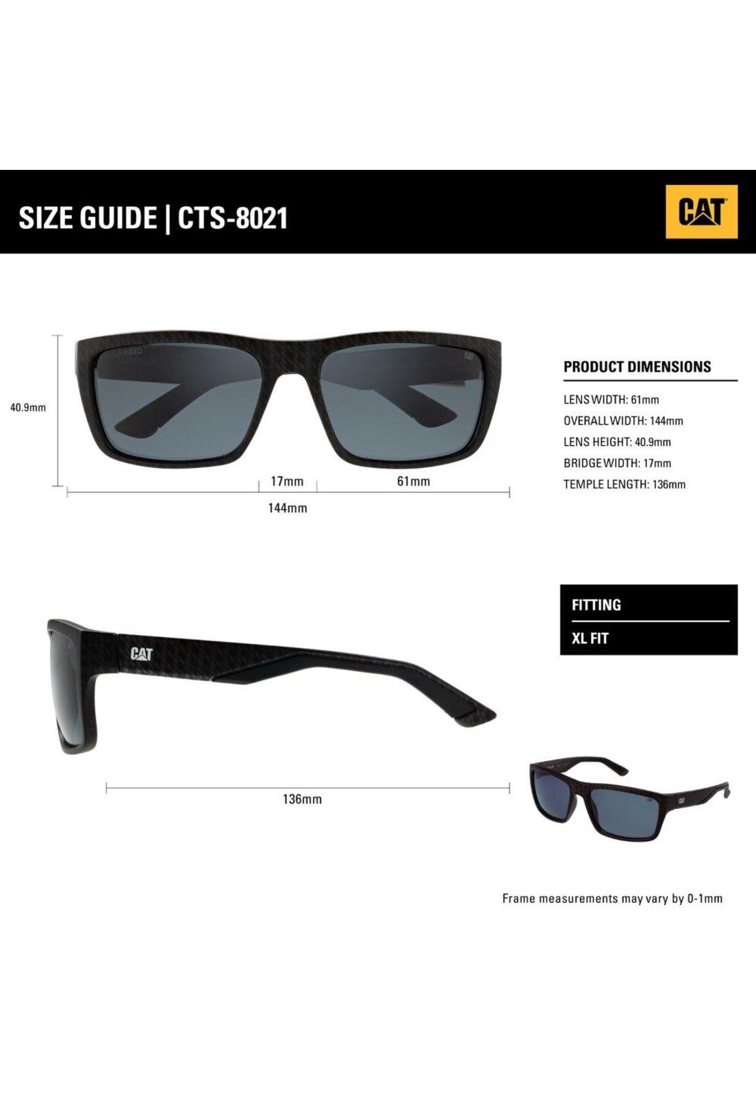 Lentes de Sol Polarizados CAT CTS-8021-189P Gris-2