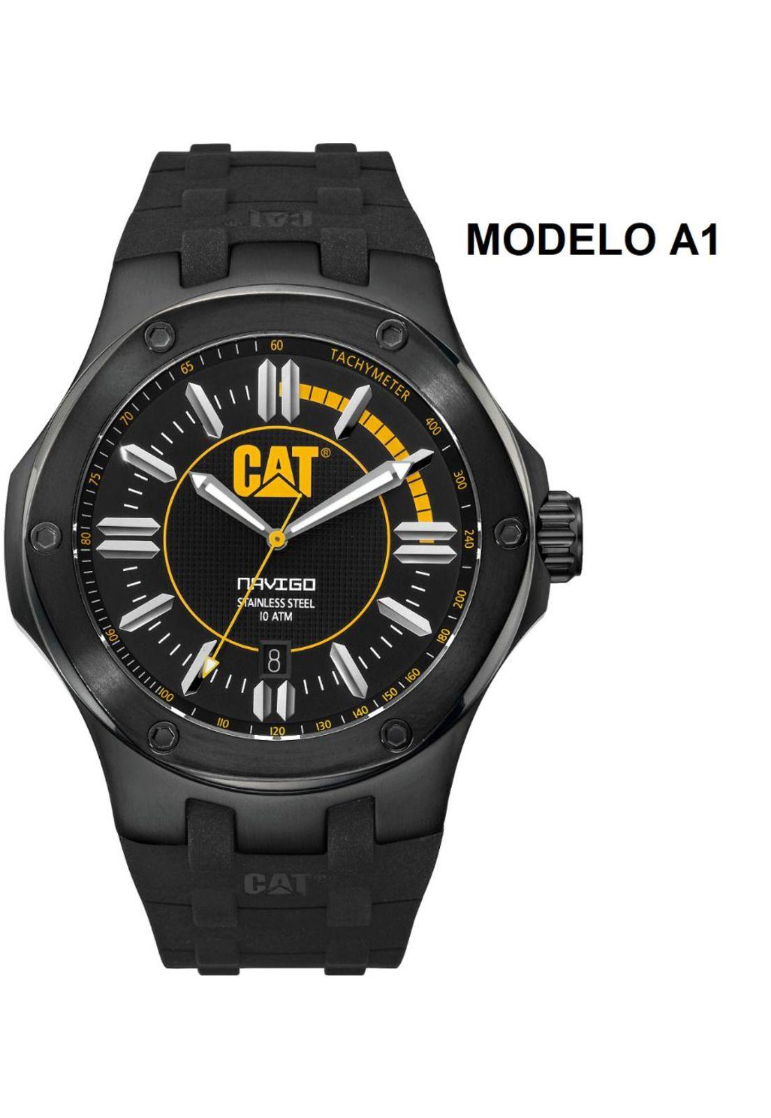 CORREA PULSERA CAT HOMBRE A1-21 Negro-2