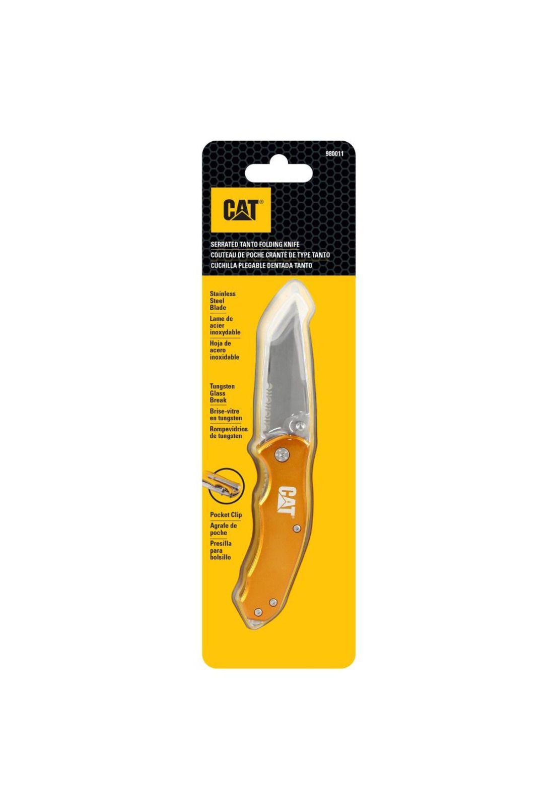 CUCHILLO NAVAJA PLEGABLE CAT 980011 DENTADA/TANTO-0