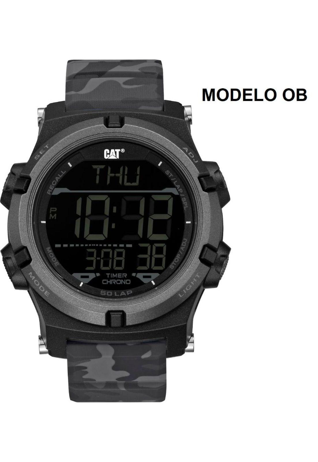 CORREA PULSERA CAT HOMBRE OB GRIS-2