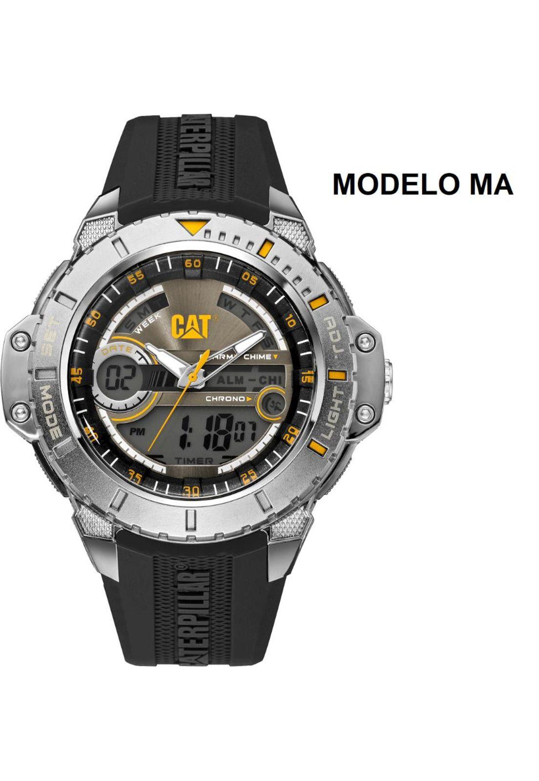 CORREA PULSERA CAT HOMBRE MA-21 Negro-2