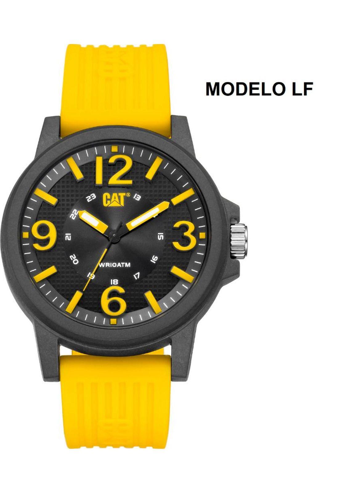 CORREA PULSERA CAT HOMBRE LF-27 Amarillo-2