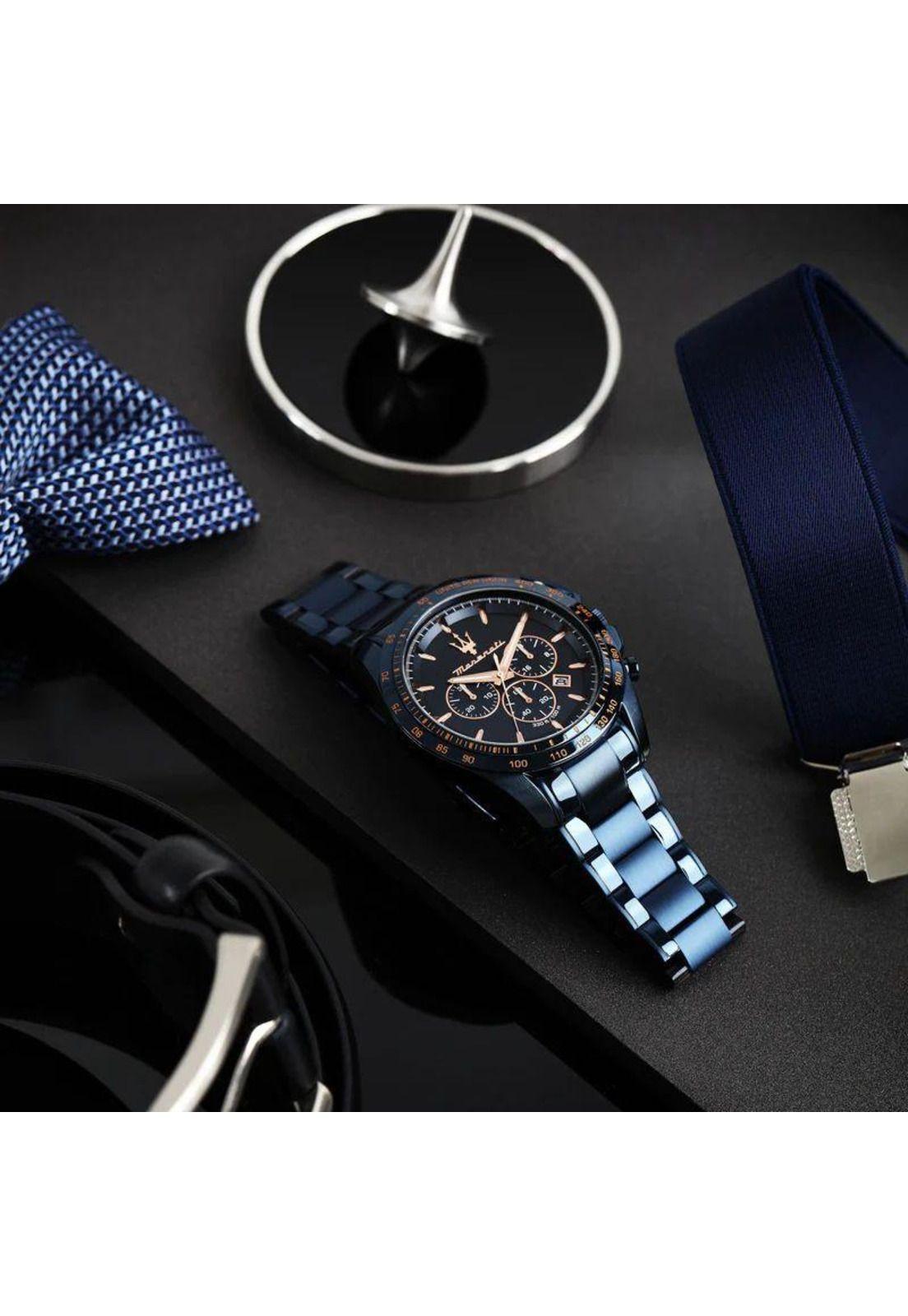 Reloj Maserati Hombre R8873612054 Traguardo Blue Edition-5