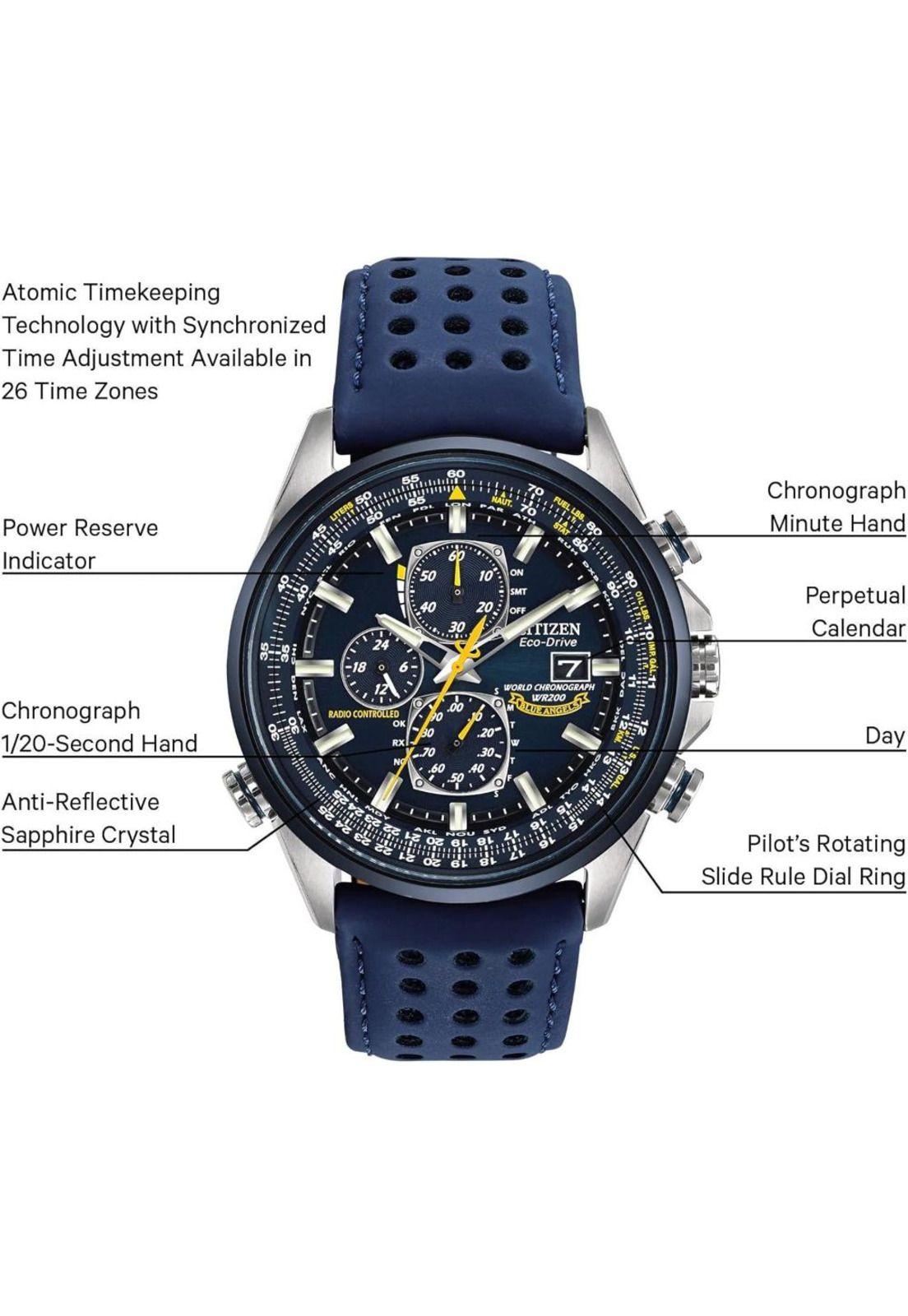 Reloj Citizen Hombre AT8020-03L RADIO CONTROLADO Blue Angels-3