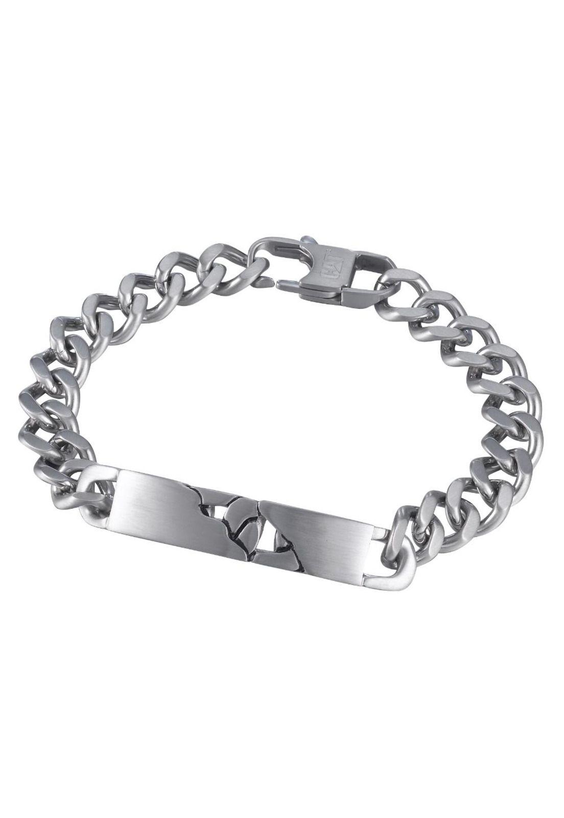 Pulsera de Hombre Cat J012B00122 Plateado-0