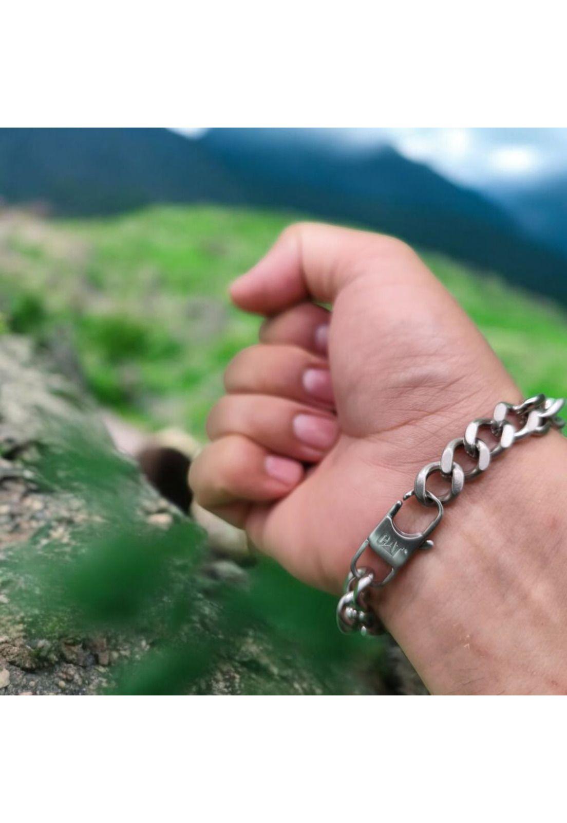 Pulsera de Hombre Cat J012B00122 Plateado-5
