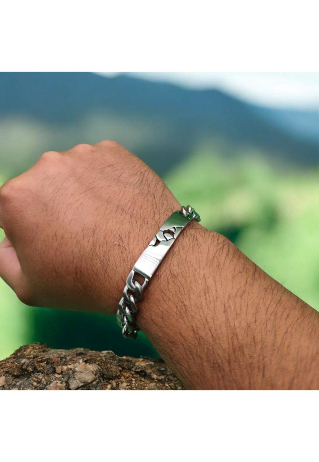 Pulsera de Hombre Cat J012B00122 Plateado-6