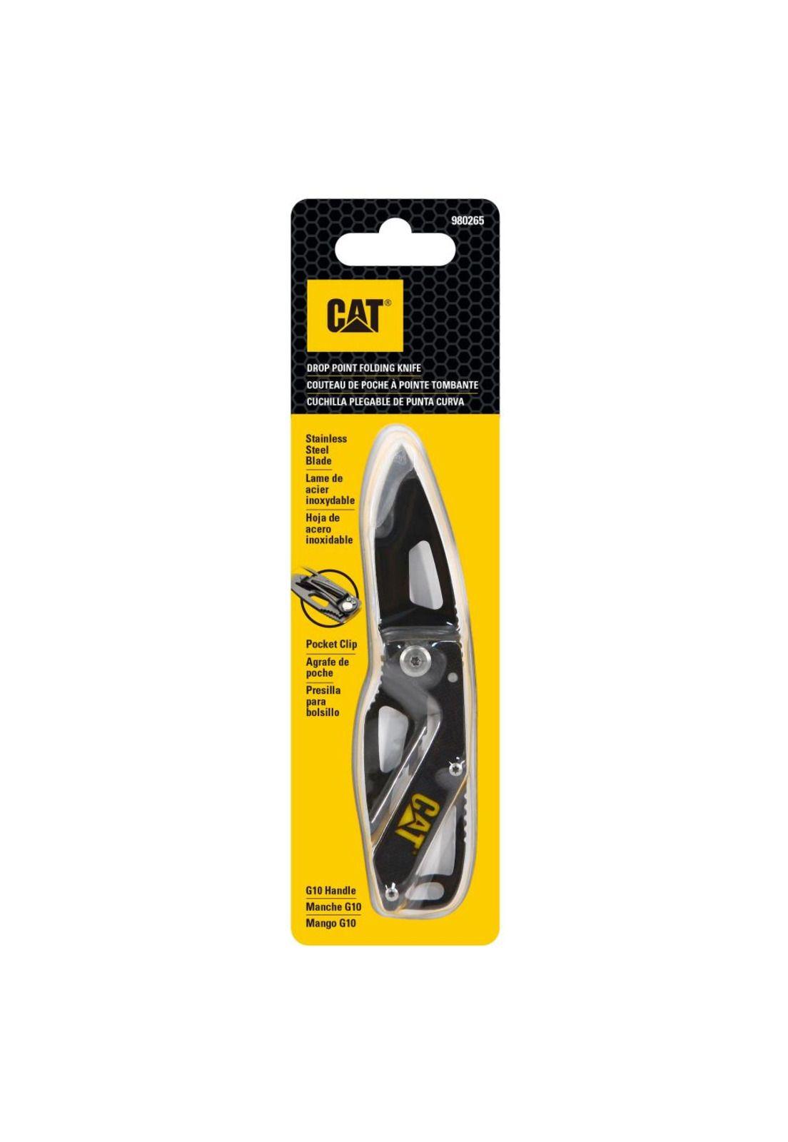 CUCHILLO NAVAJA PLEGABLE CAT 980265 PUNTA CURVA-0