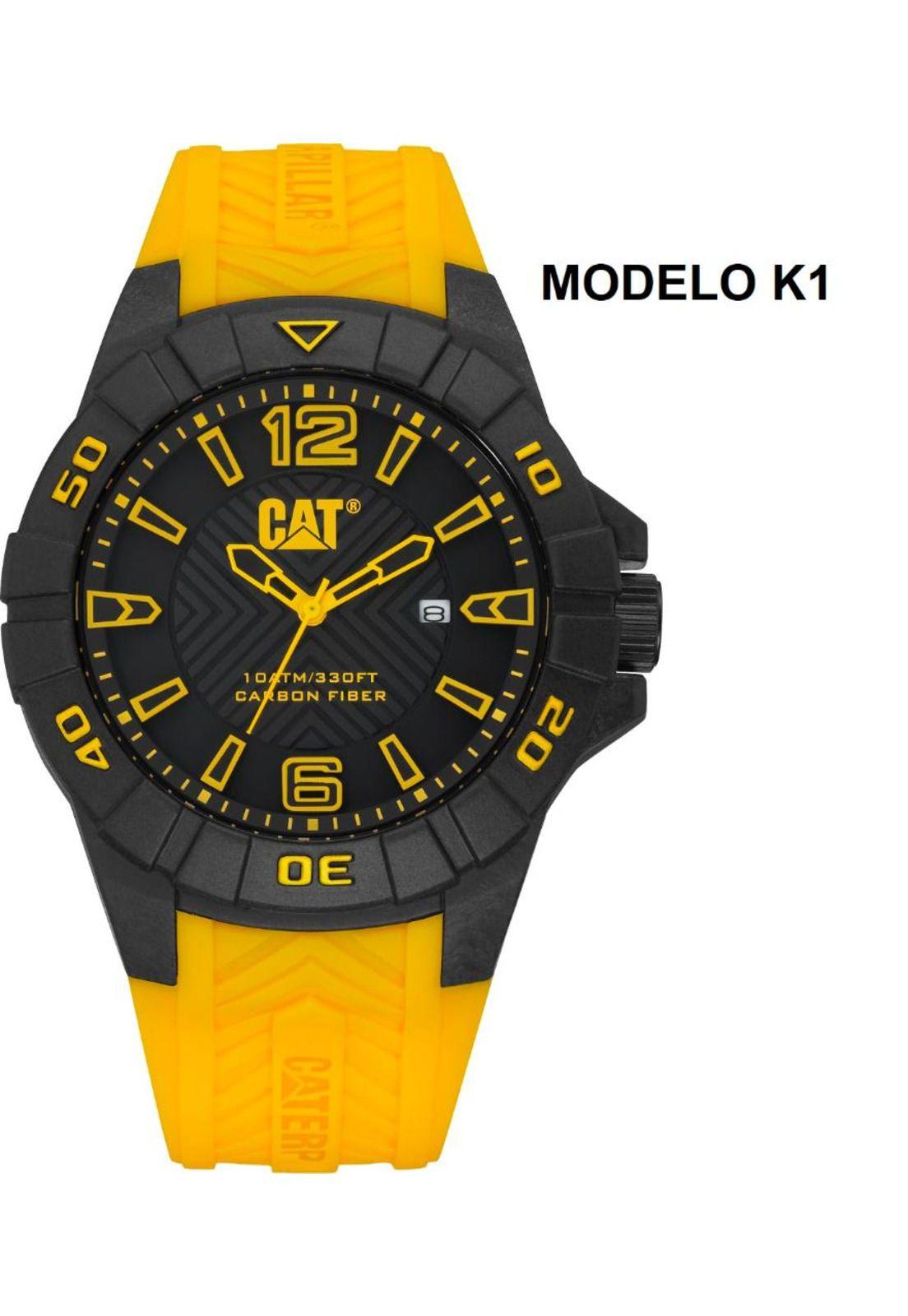 CORREA PULSERA CAT HOMBRE K1 AMARILLO-2