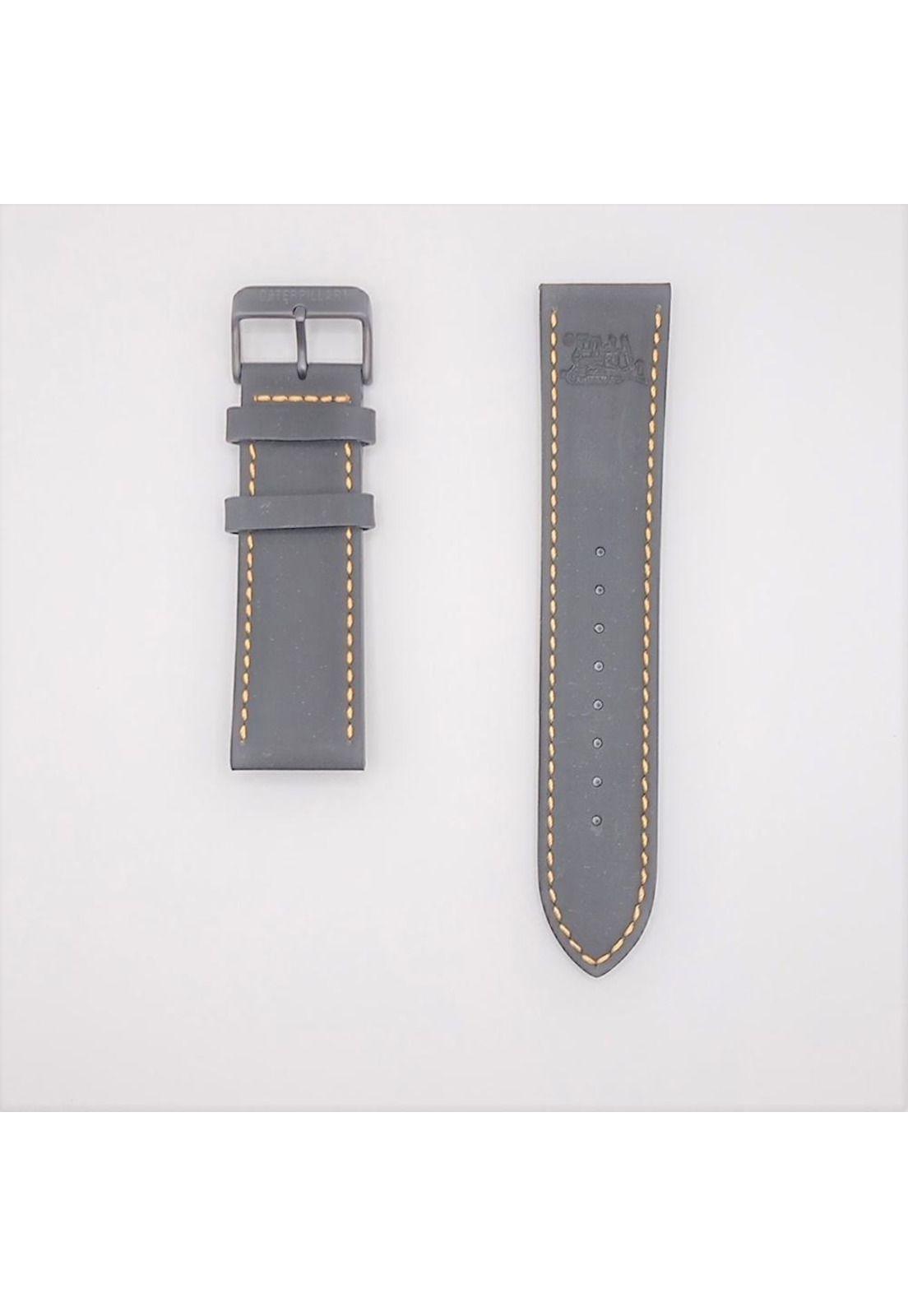 CORREA PULSERA CAT HOMBRE PU NEGRO AMARILLO-0