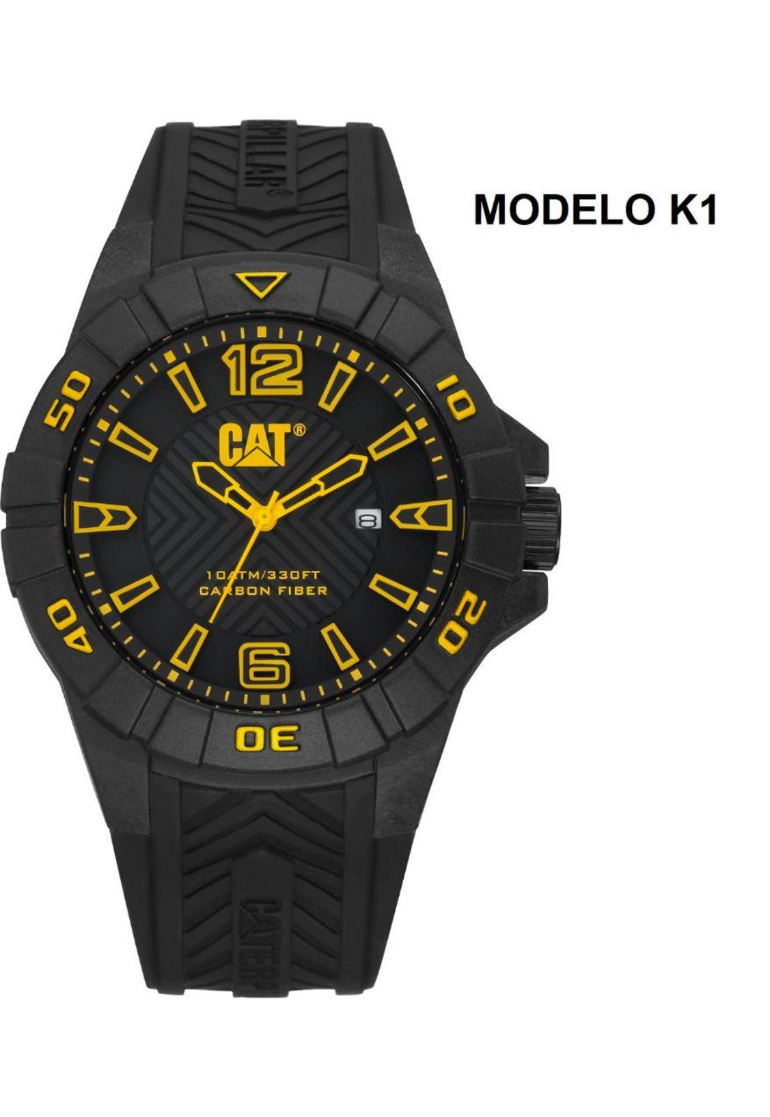 CORREA PULSERA CAT HOMBRE K1 NEGRO-2
