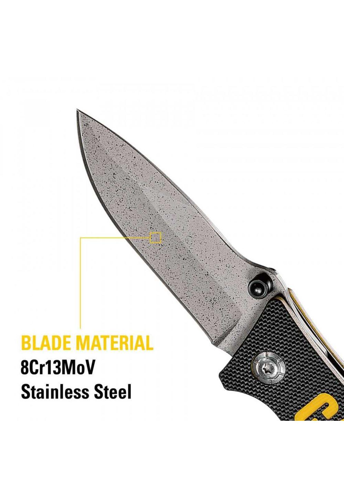 CUCHILLO NAVAJA PLEGABLE CAT 980003 PUNTA CURVA-3