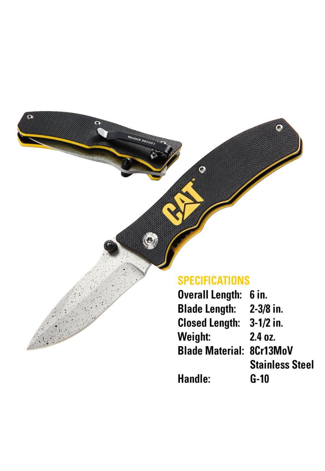 CUCHILLO NAVAJA PLEGABLE CAT 980003 PUNTA CURVA-4
