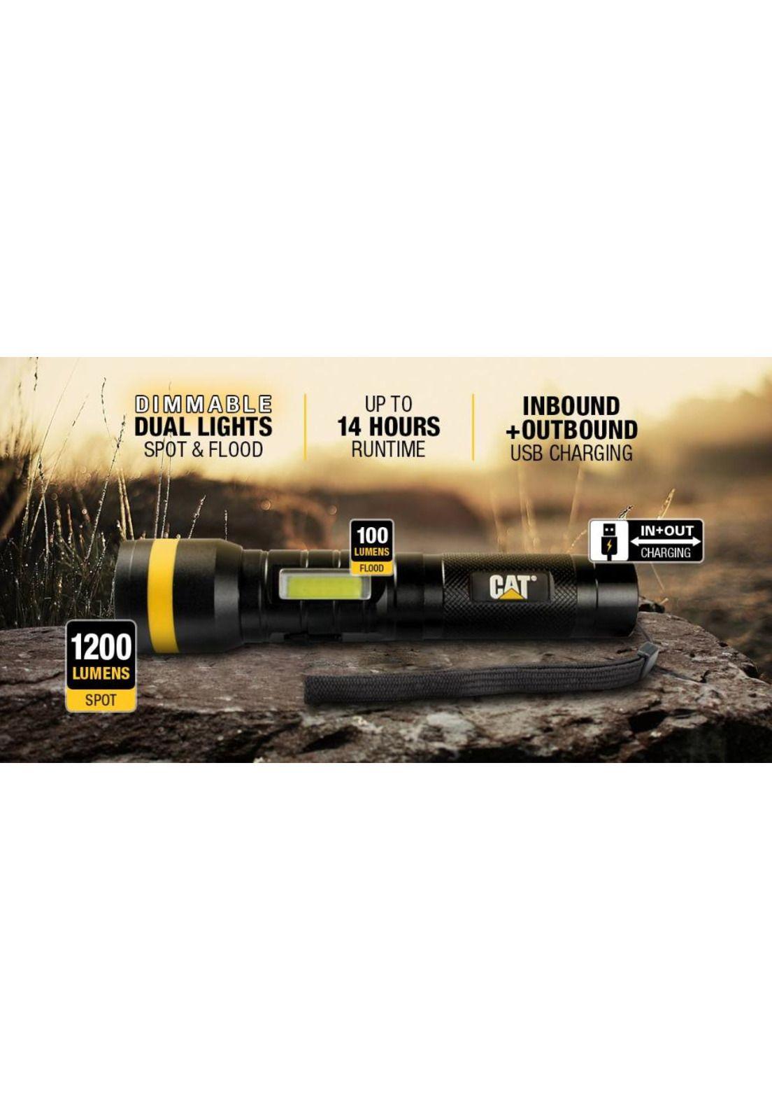 LINTERNA LED COB Y PROYECTOR RECARGABLE  CT6315 LUMENES 1200-3