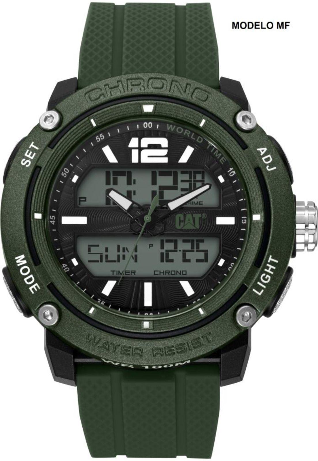 CORREA PULSERA CAT HOMBRE MF-23 Verde-2
