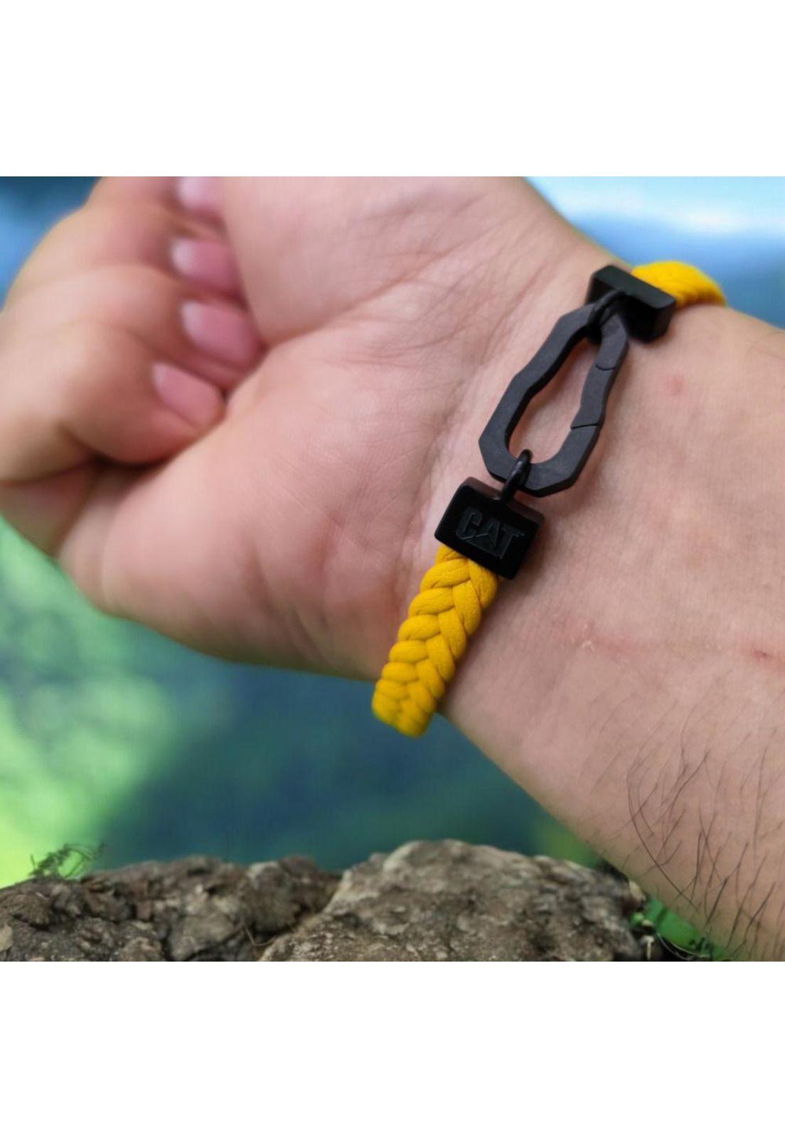 Pulsera de Hombre Cat J017B30117 Negro-Amarillo-5