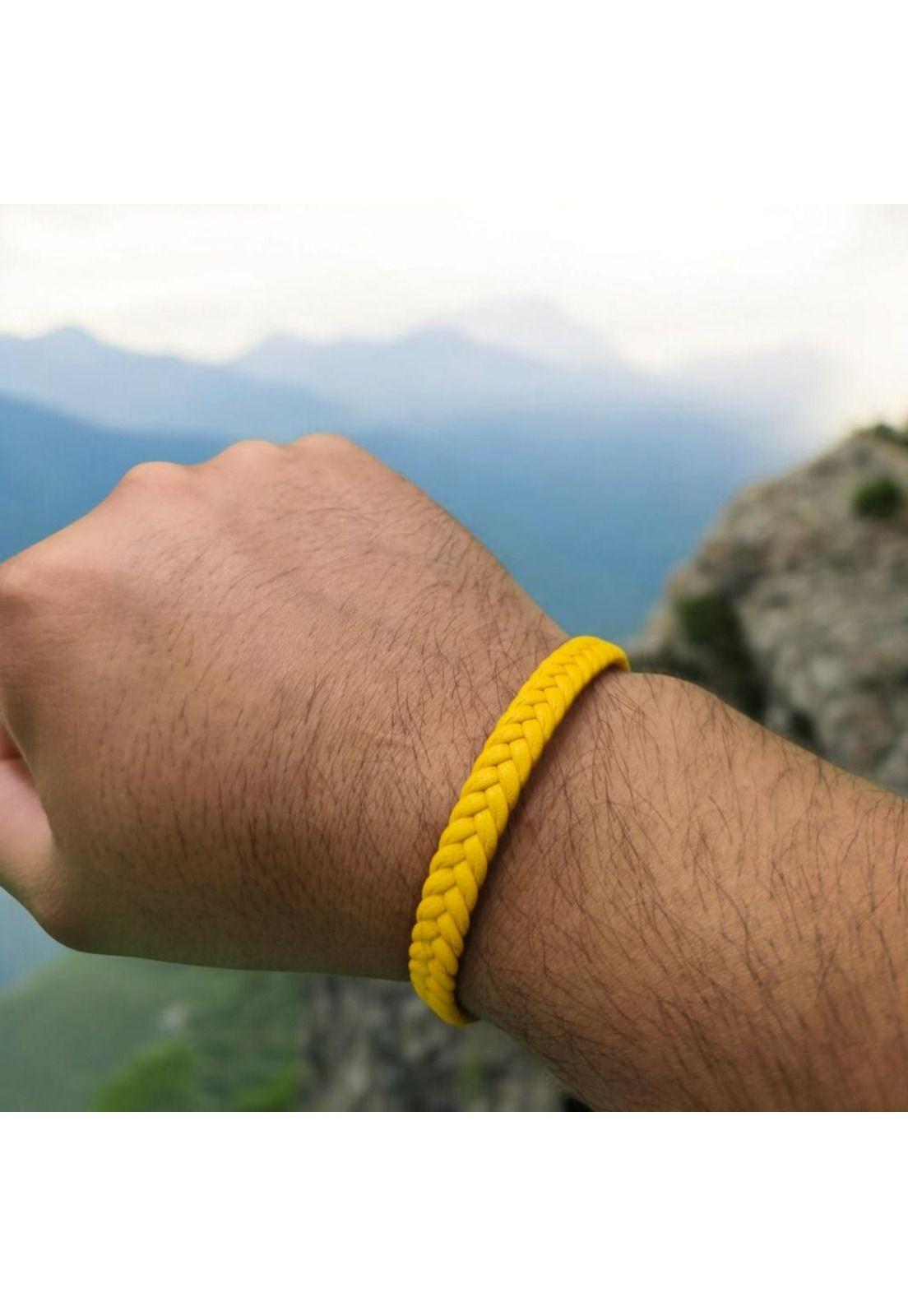 Pulsera de Hombre Cat J017B30117 Negro-Amarillo-6