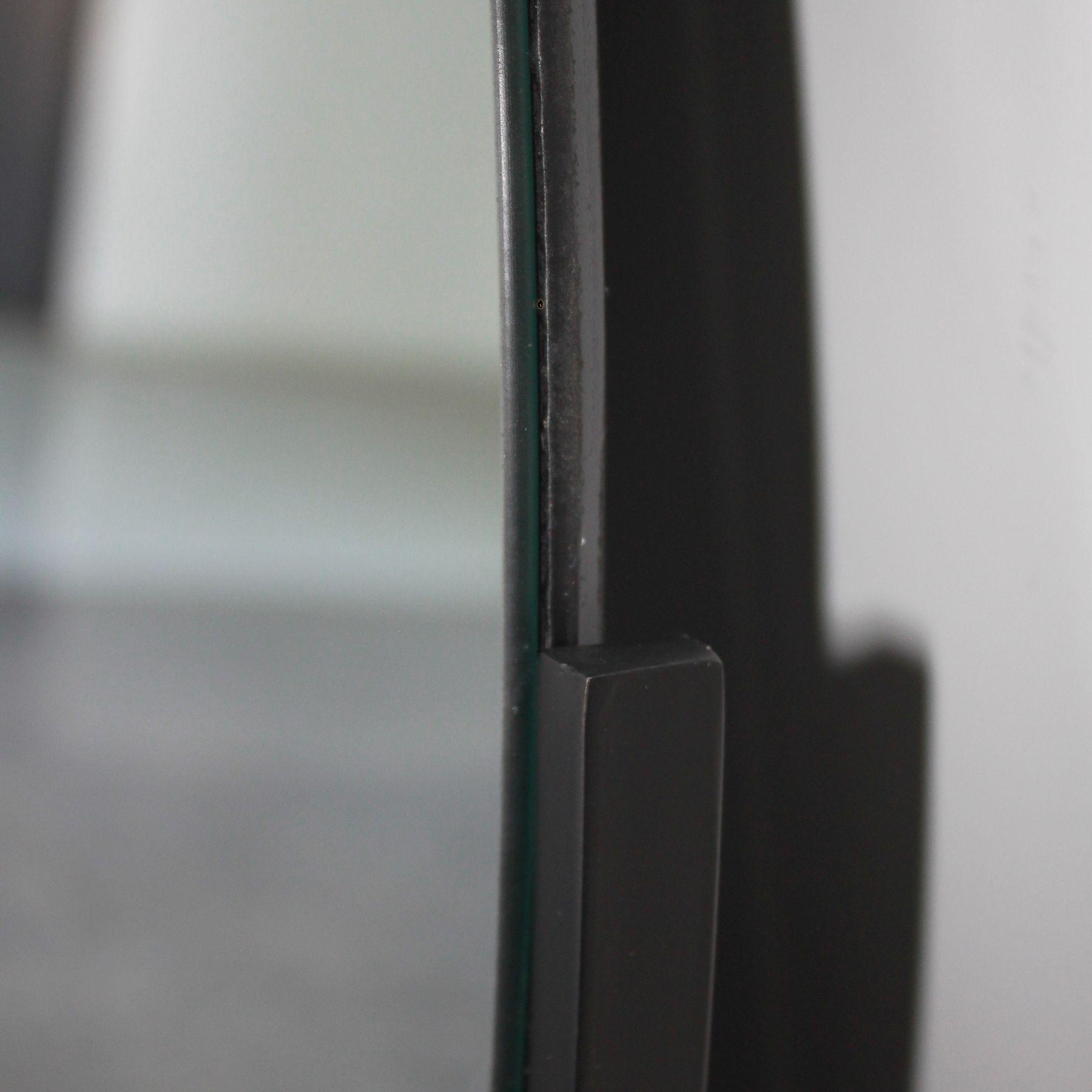 Espejo Redondo Negro 90 cm-2