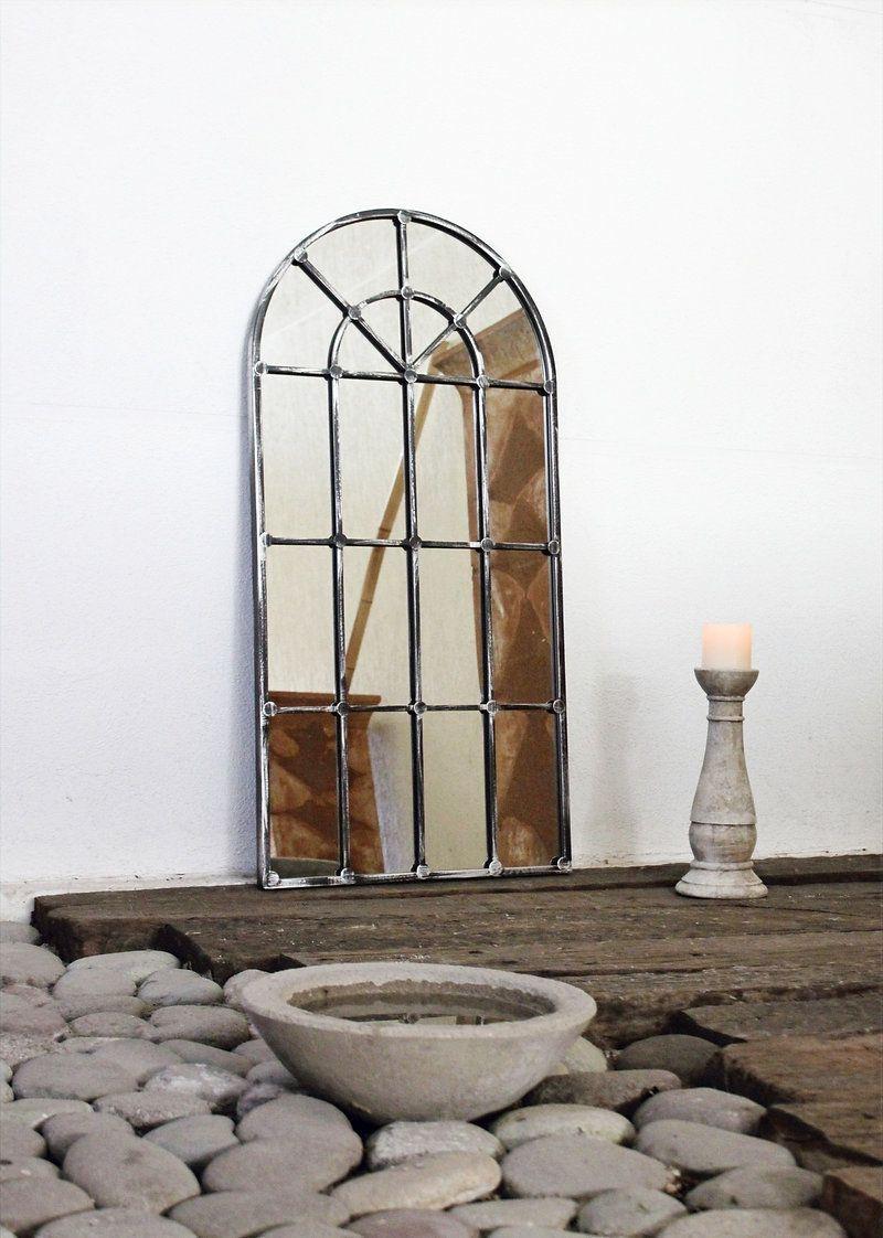 Espejo Arco Ventana Negro 120 x 60 cm-1