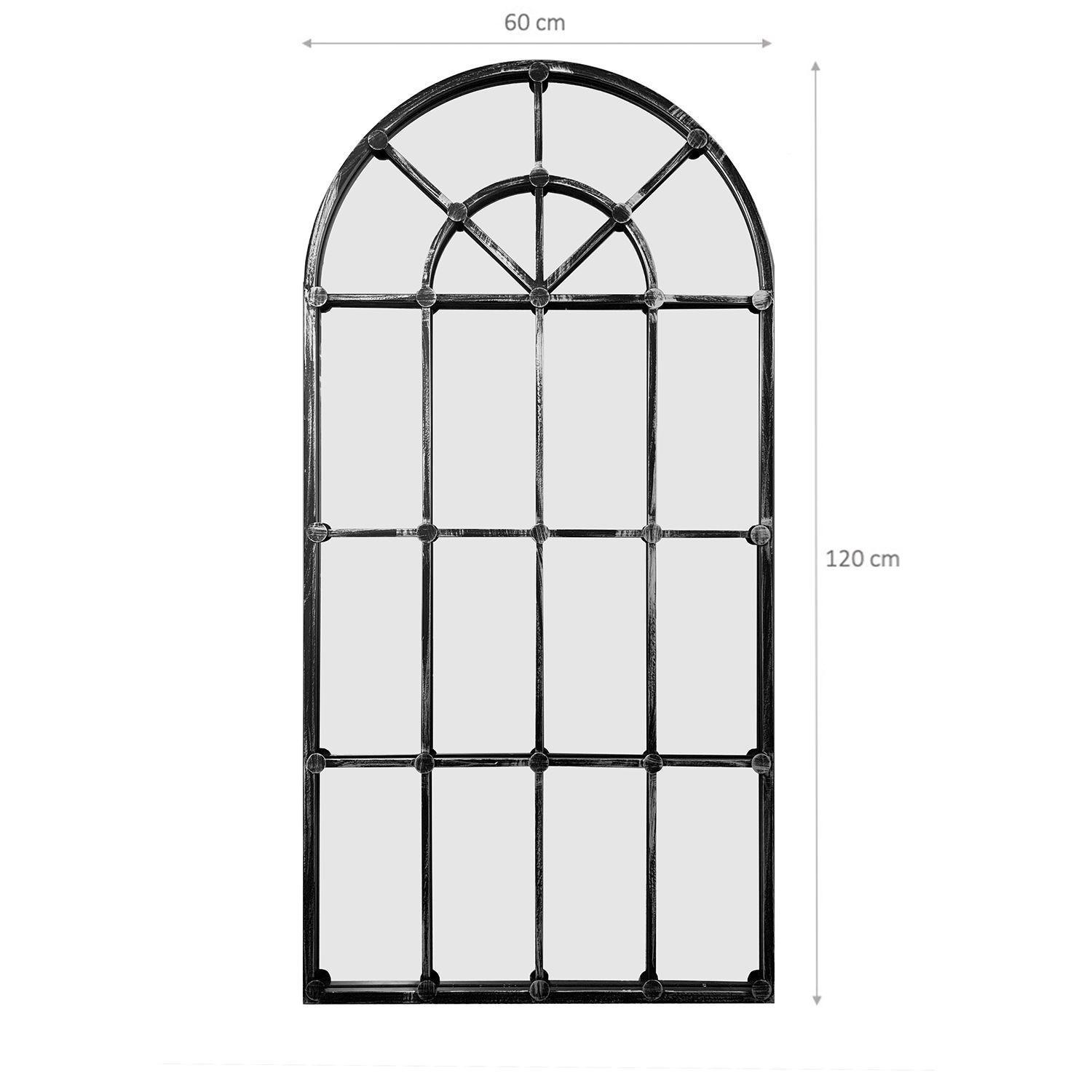 Espejo Arco Ventana Negro 120 x 60 cm-2