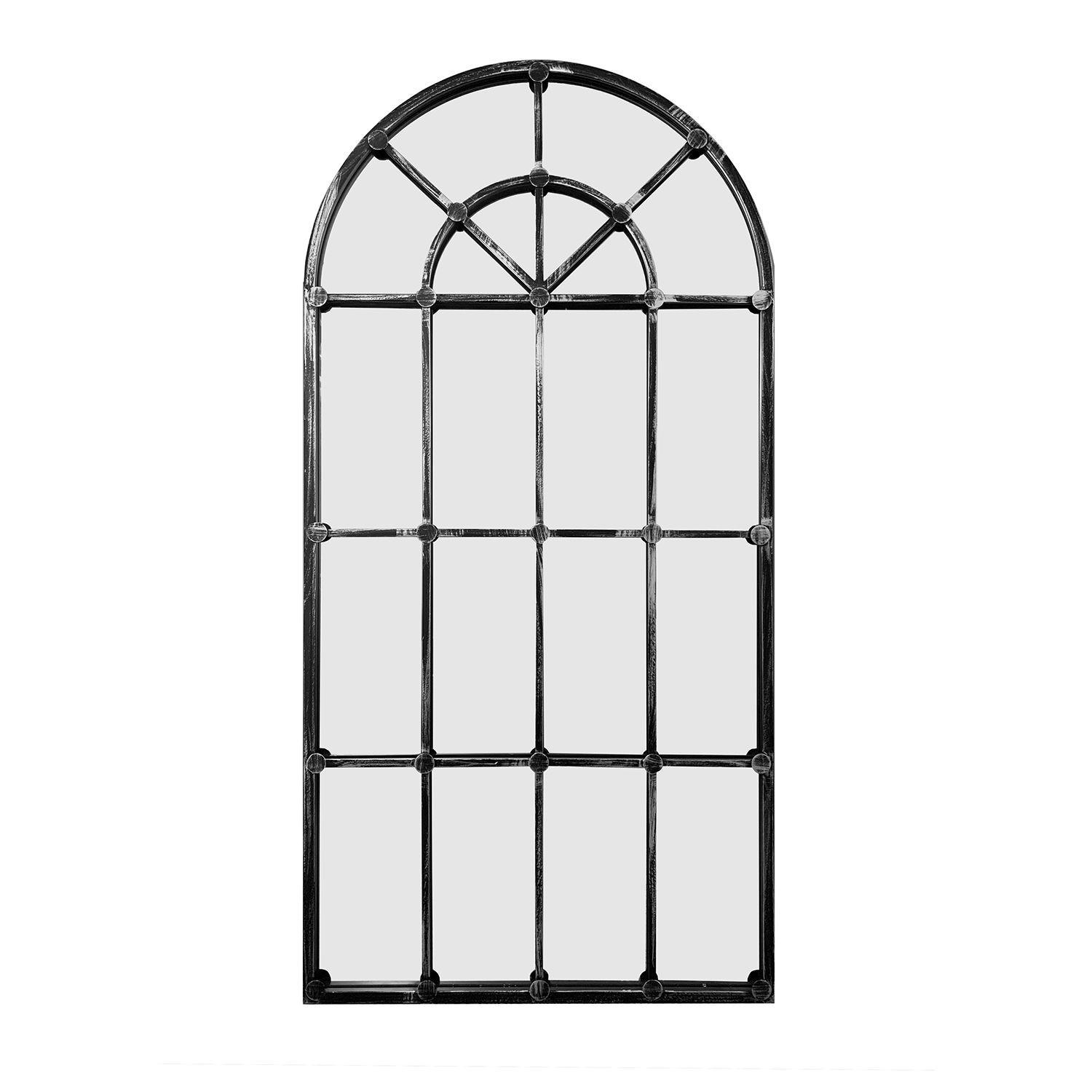 Espejo Arco Ventana Negro 120 x 60 cm-0