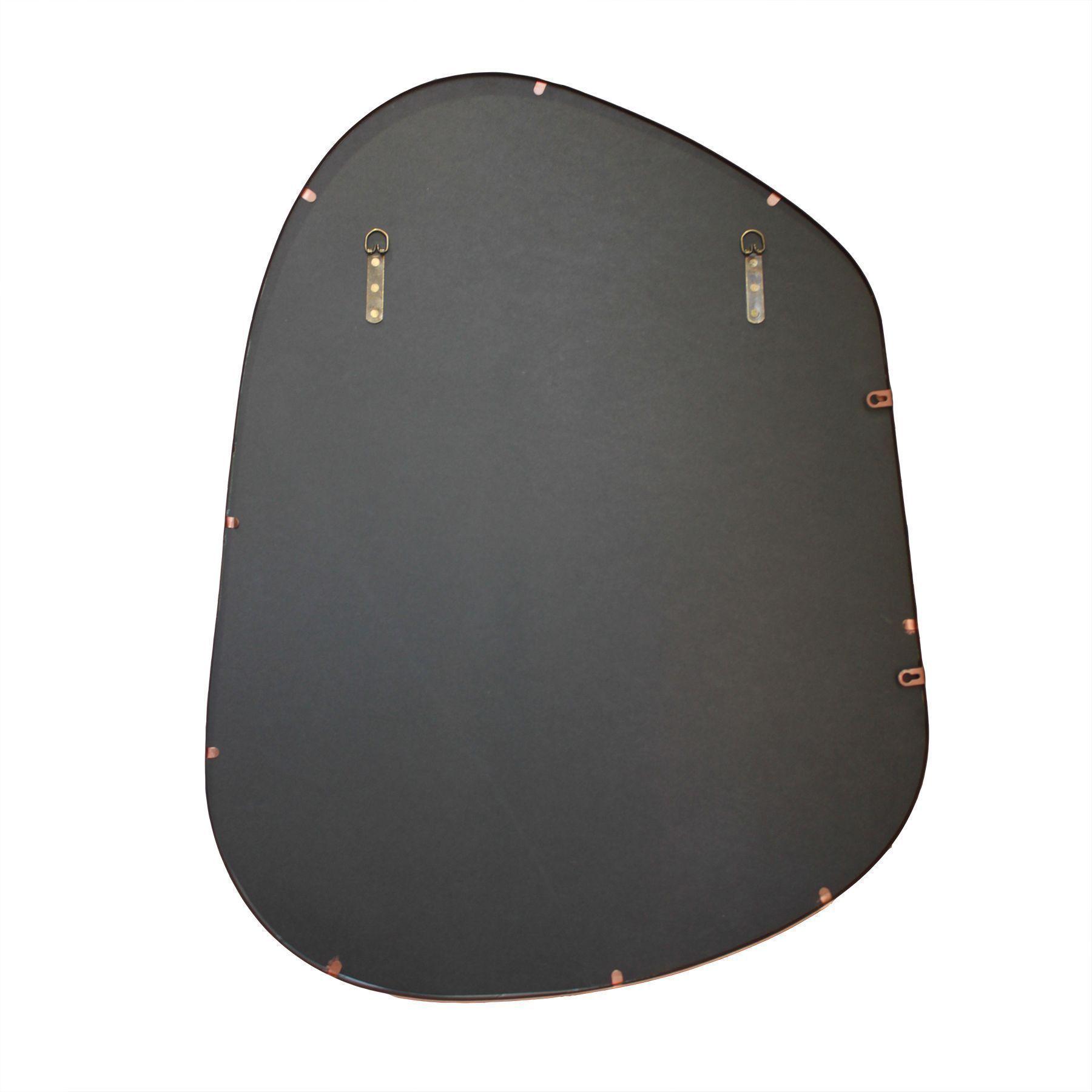 Espejo Irregular Marco Bronce 90x70 cm-3