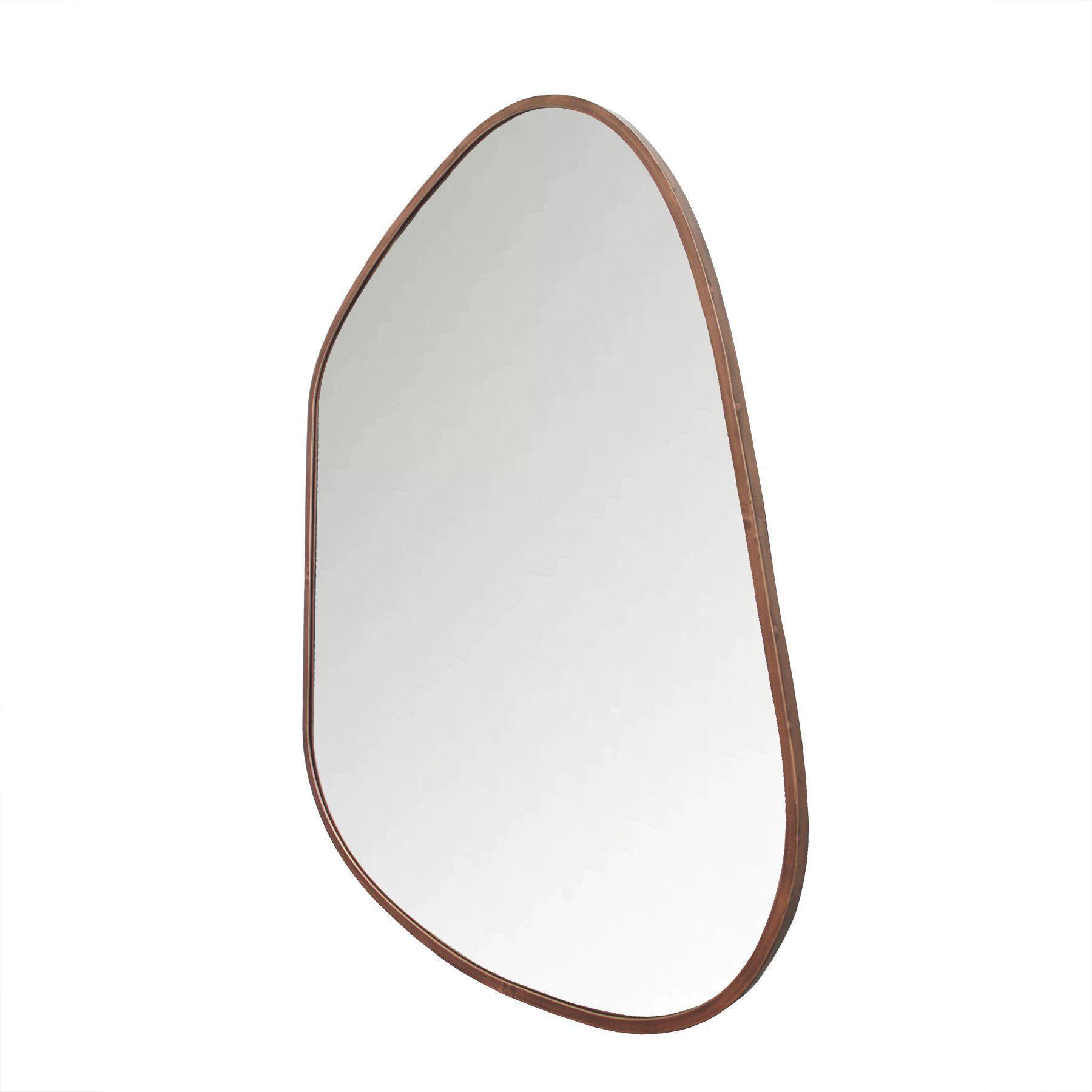 Espejo Irregular Marco Bronce 90x70 cm-4