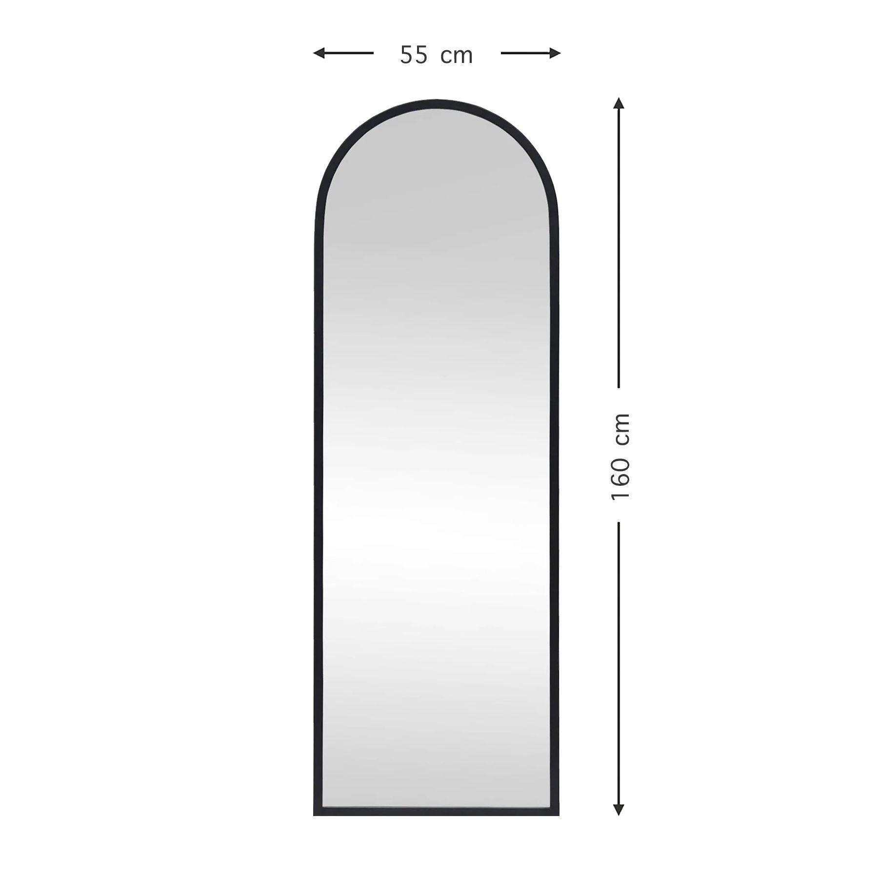 Espejo Arco Negro 160x55 cm-5