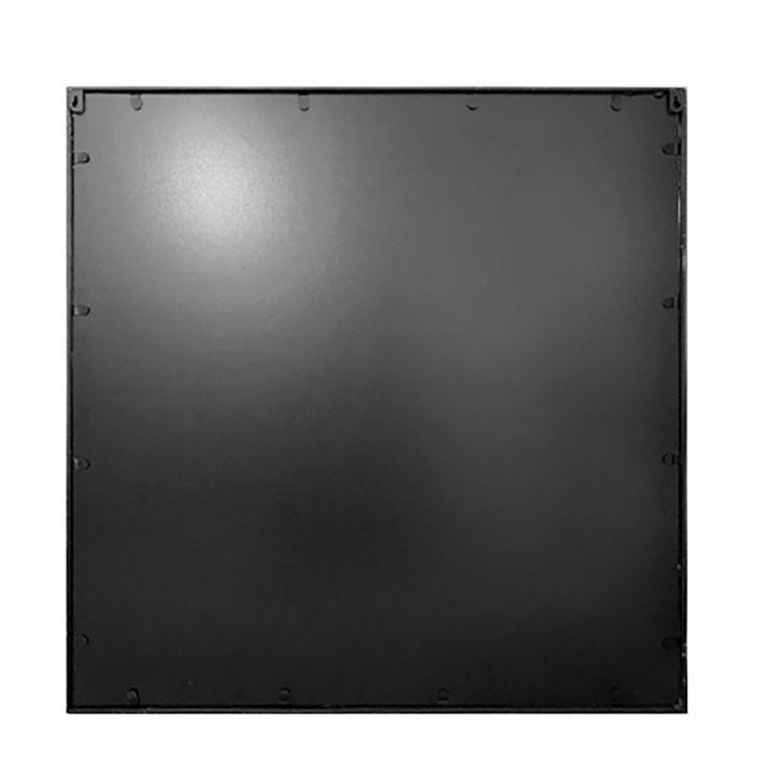 Espejo Cuadrado Negro 80 cm-4