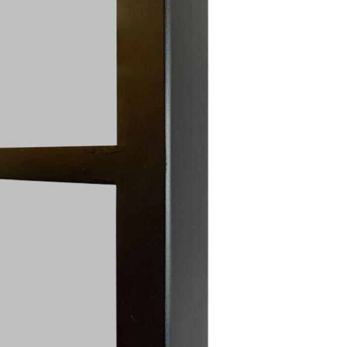 Espejo Cuadrado Negro 80 cm-5