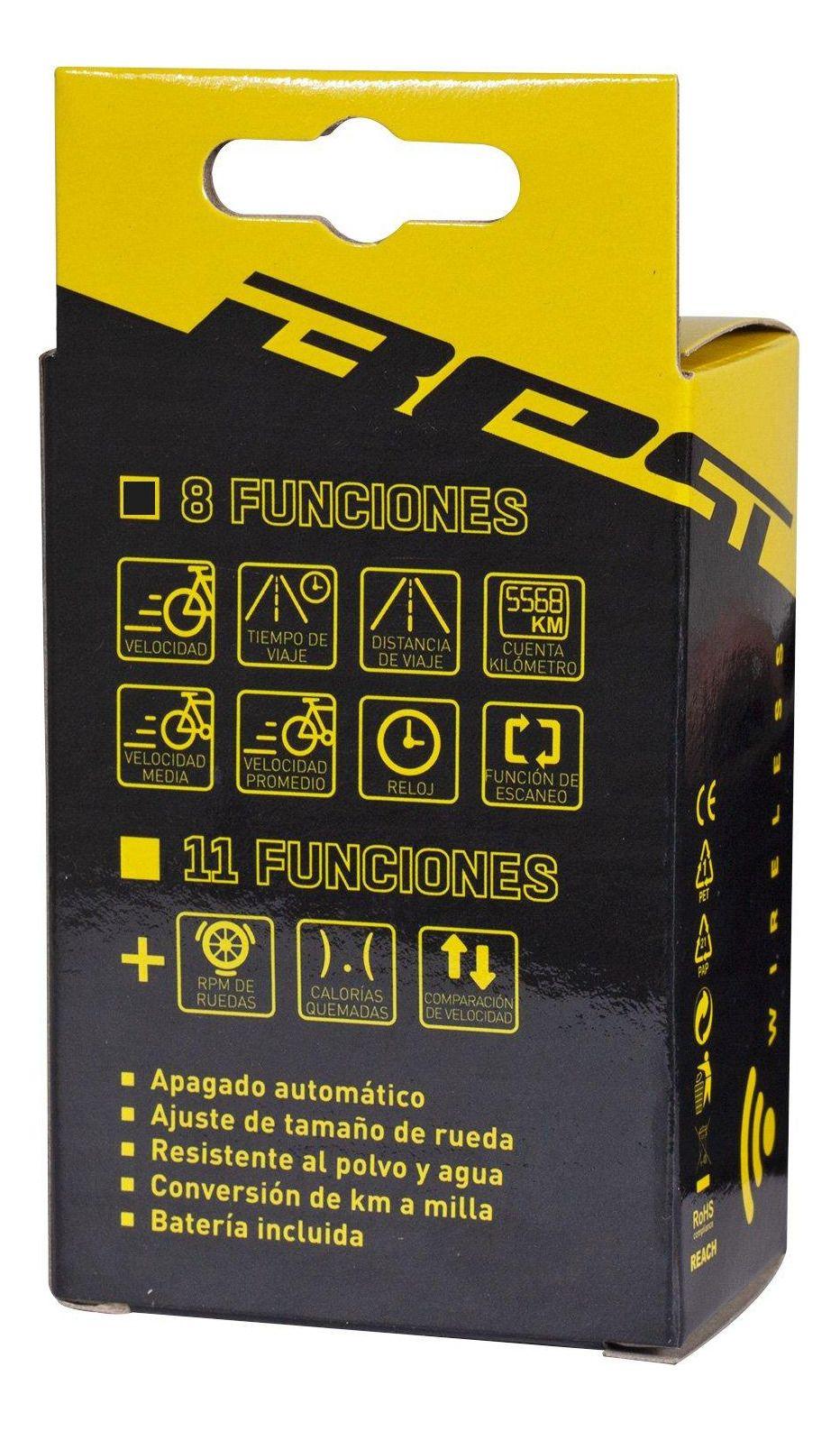Ciclocomputador Best As-7000-3l Sin Cable 8 Funciones-2