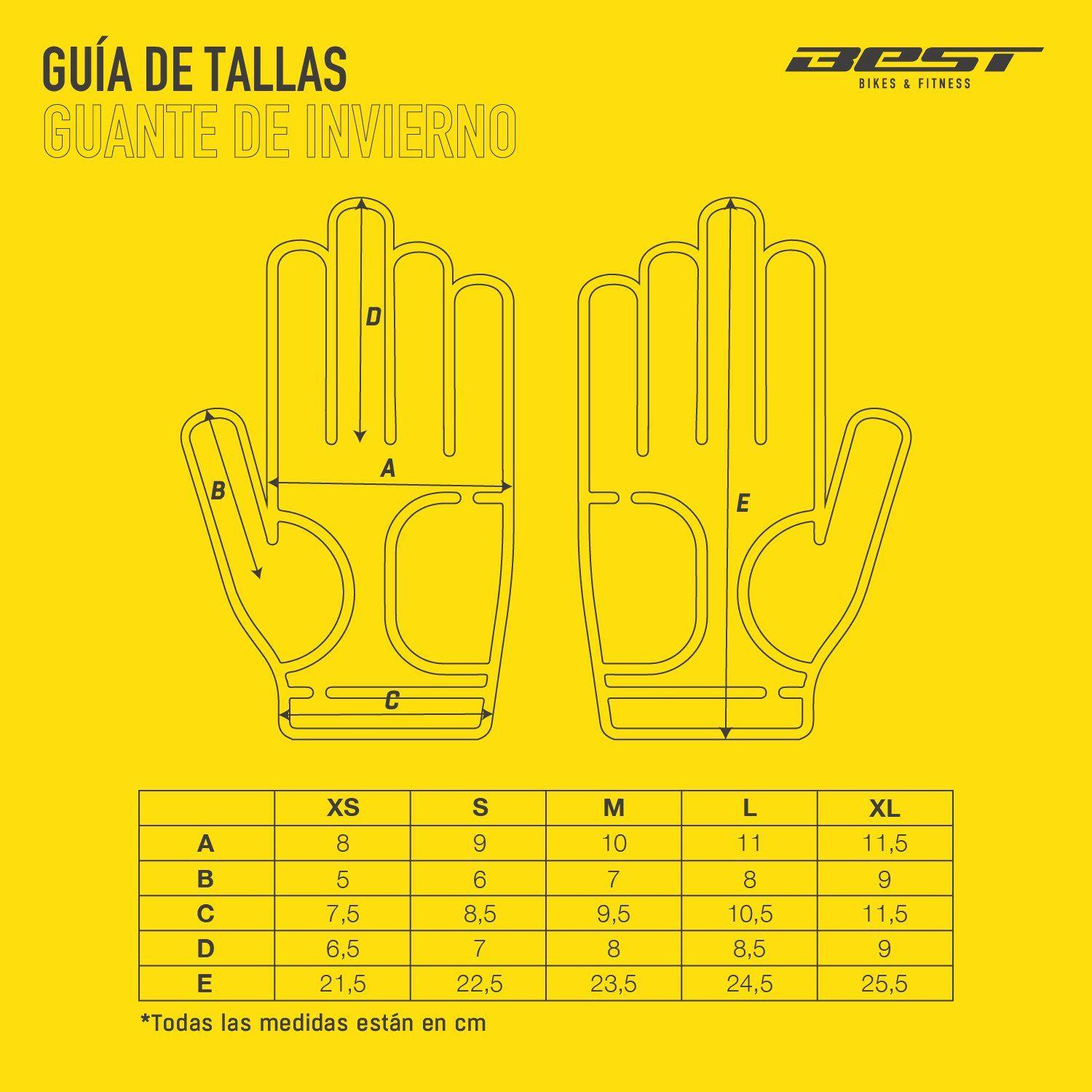 Guantes De Ciclismo Best Invierno Road-4