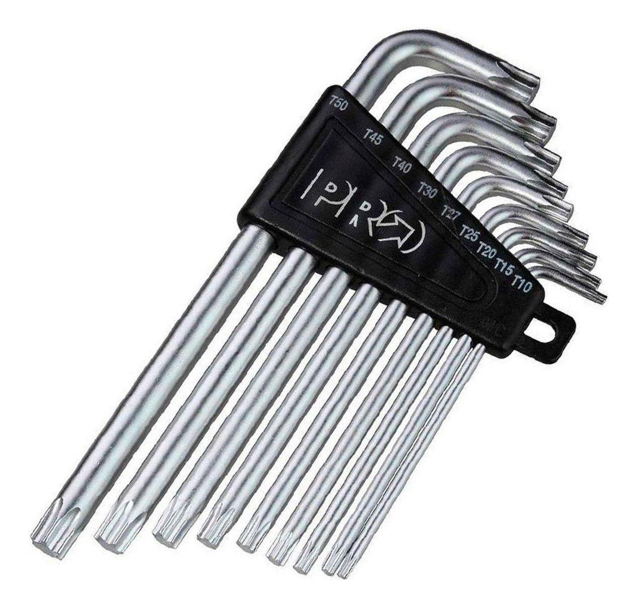 Juego De Llaves Bicicleta Pro Tool Torx Key Set T10-t50-2