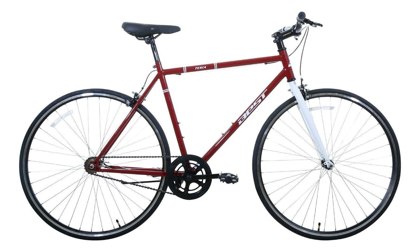 Bicicleta Best Tesia 700 Single Talla 52 Burdeo-2