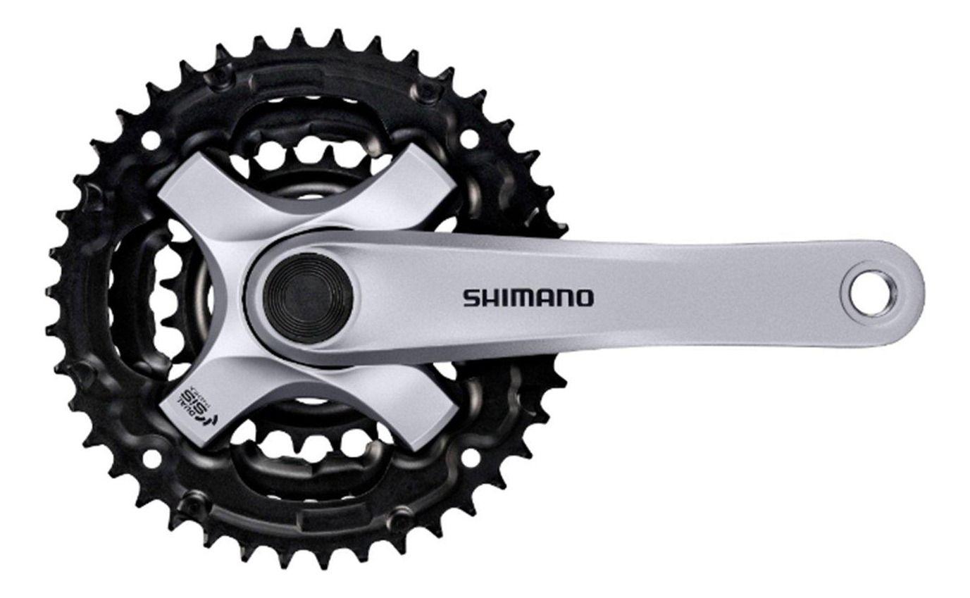 Volante Shimano Fc-ty501 6/7/8v, 170mm, 42x34x24t Gris-2
