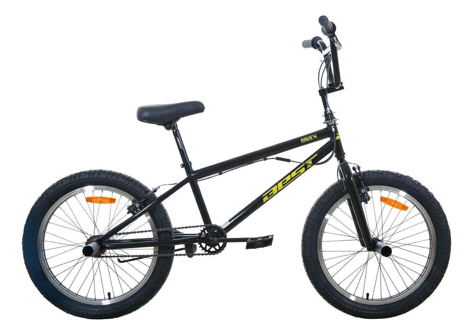 Bicicleta Best Raven Freestyle Aro 20 Negro/amarillo-0