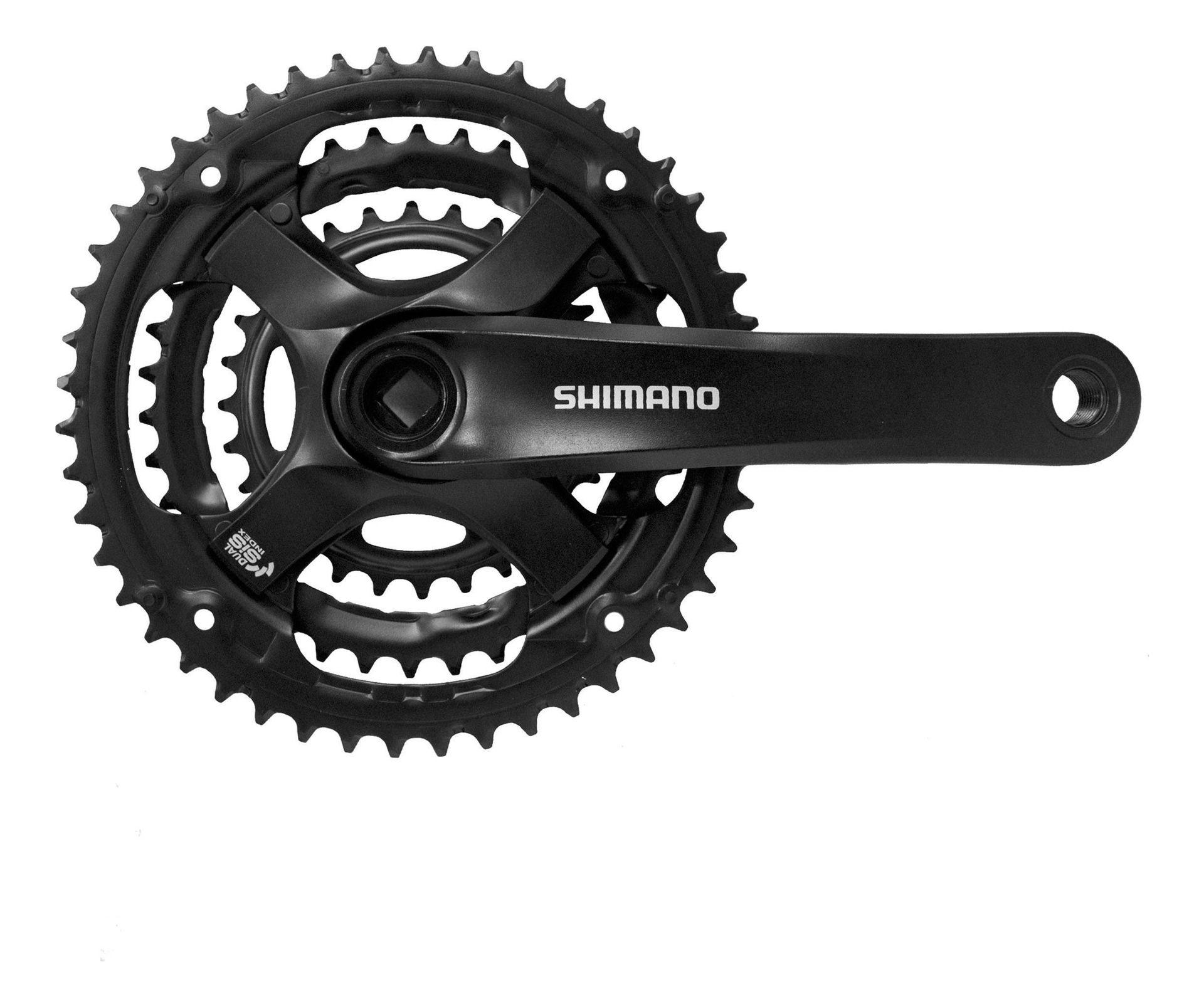 Volante Shimano Fc-ty501 6/7/8v, 170mm, 48x38x28t Negro (en-2