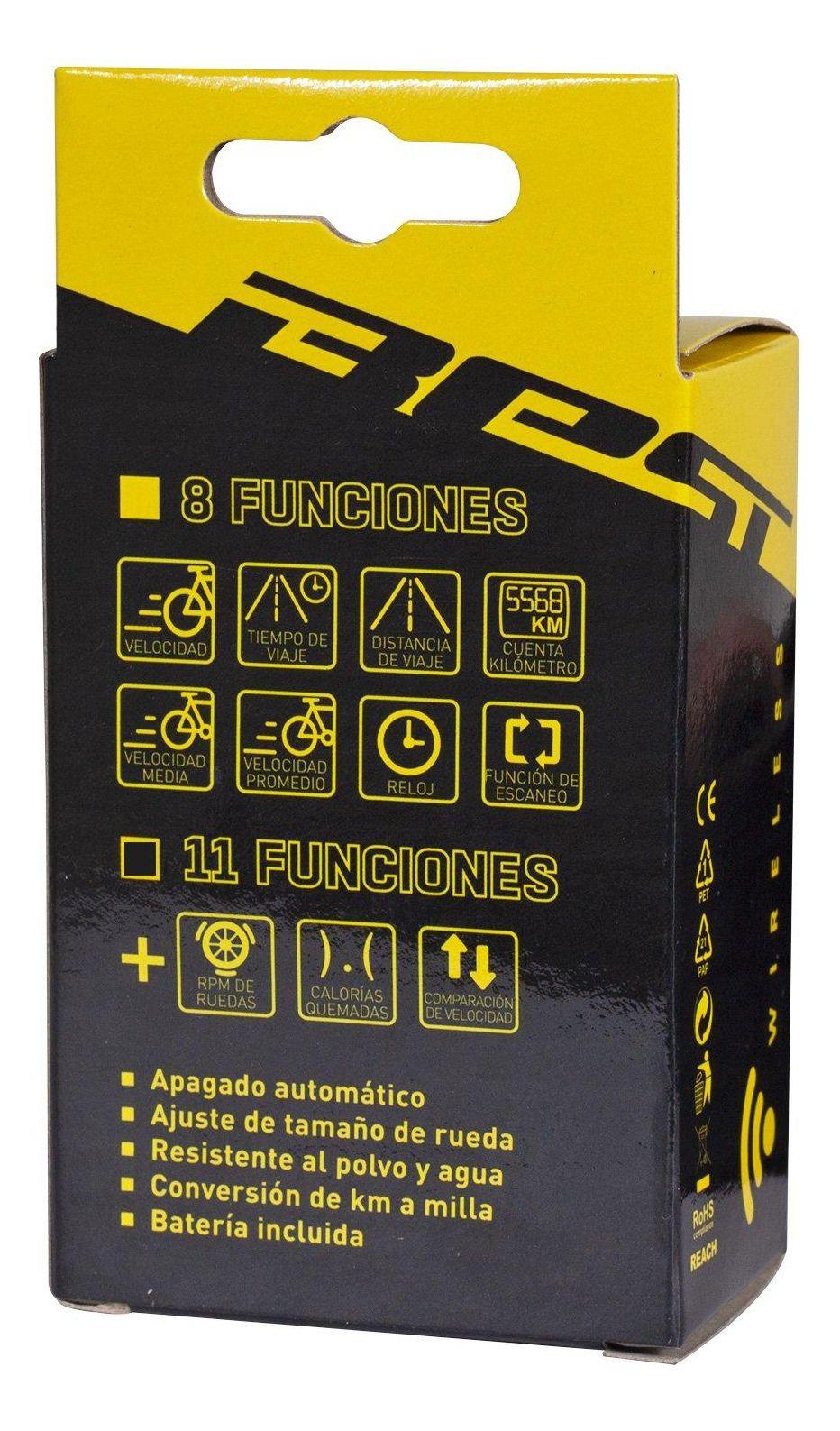 Ciclocomputador Best As-7000-3l Sin Cable 11 Funciones-2
