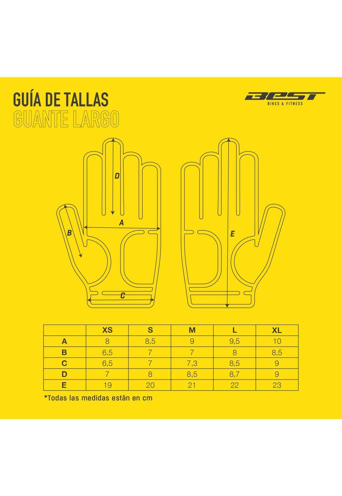 GUANTES MTB BEST PRO NEGRO/VERDE NEON TALLA L -4