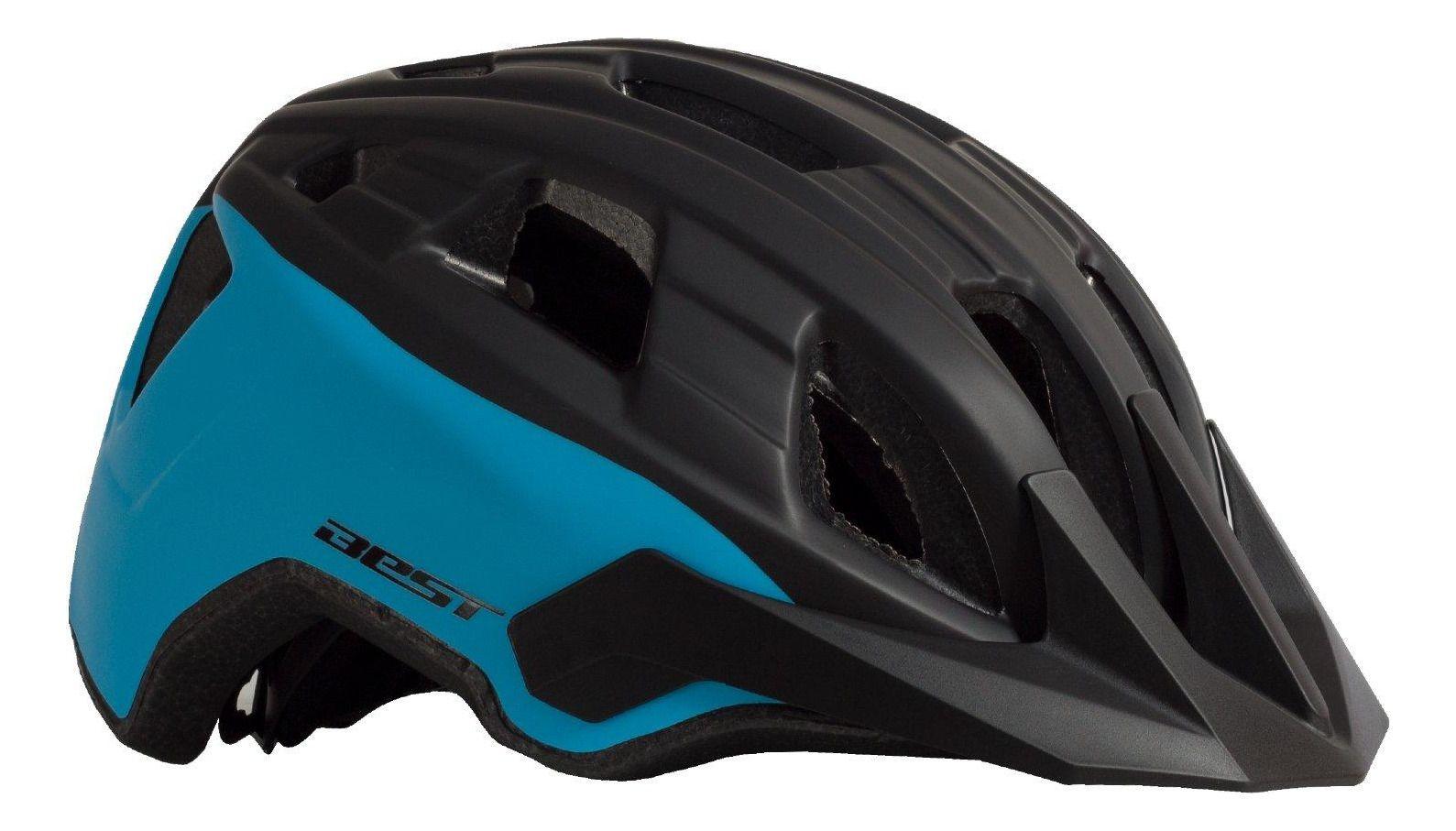 Casco Best Enduro Negro/ Azul Talla M-0