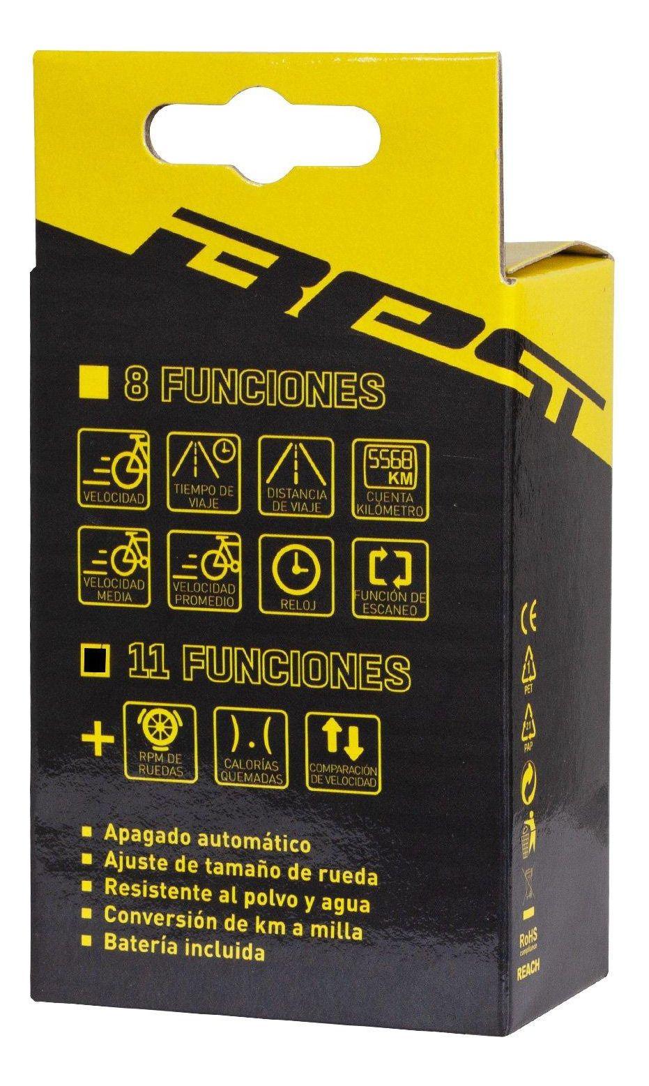 Ciclocomputador Best As-7000-3l Con Cable 11 Funciones-2