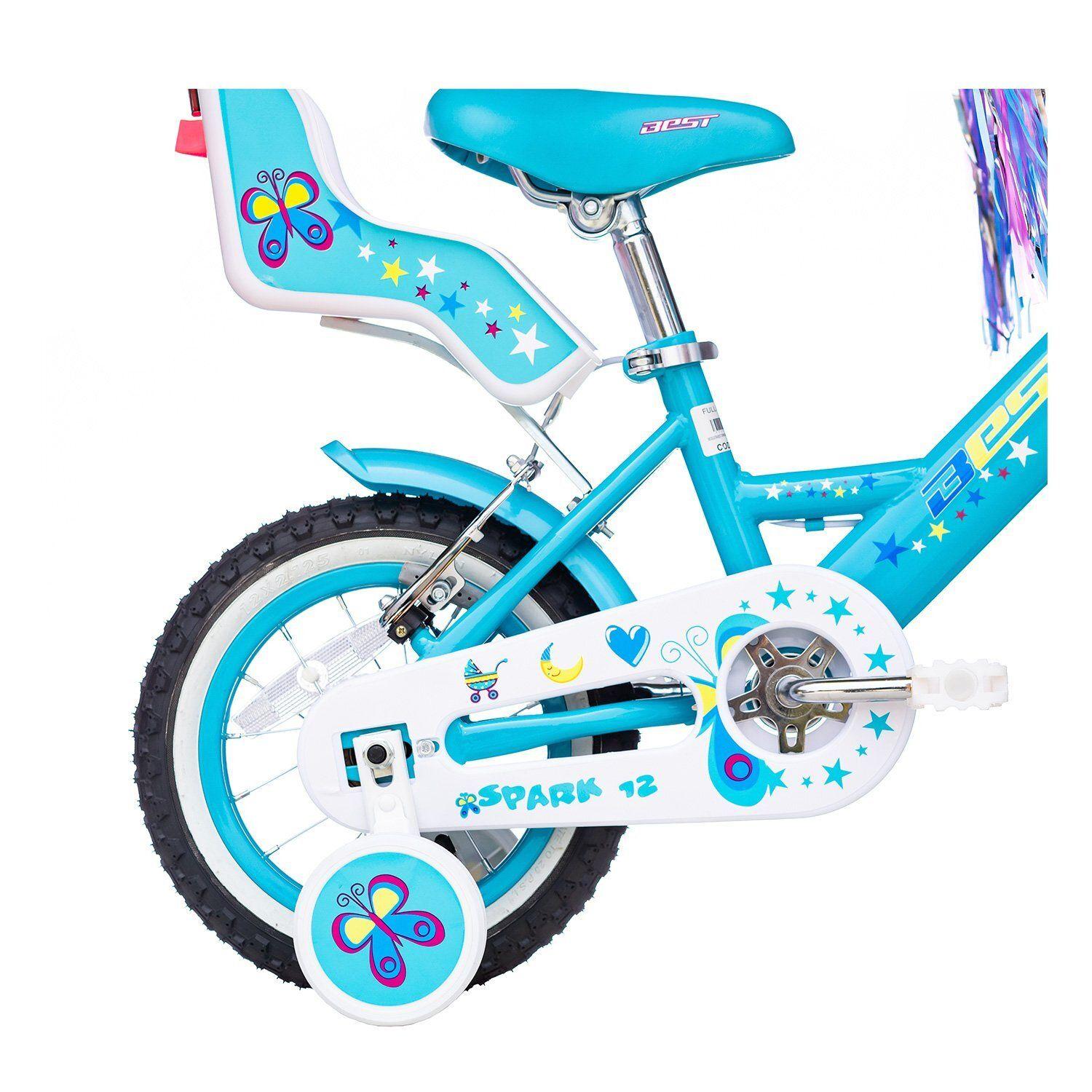 Bicicleta Best Spark 12 Acero Silla Para Muñeca-7