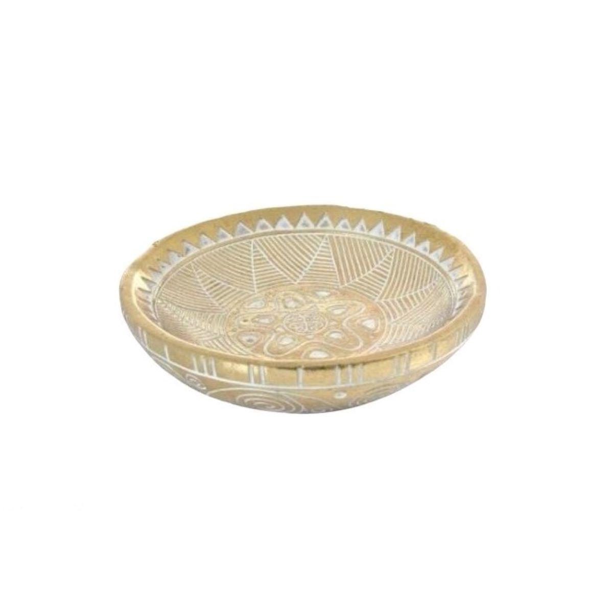 Centro decorativo dorado 29x5x5 cms-0