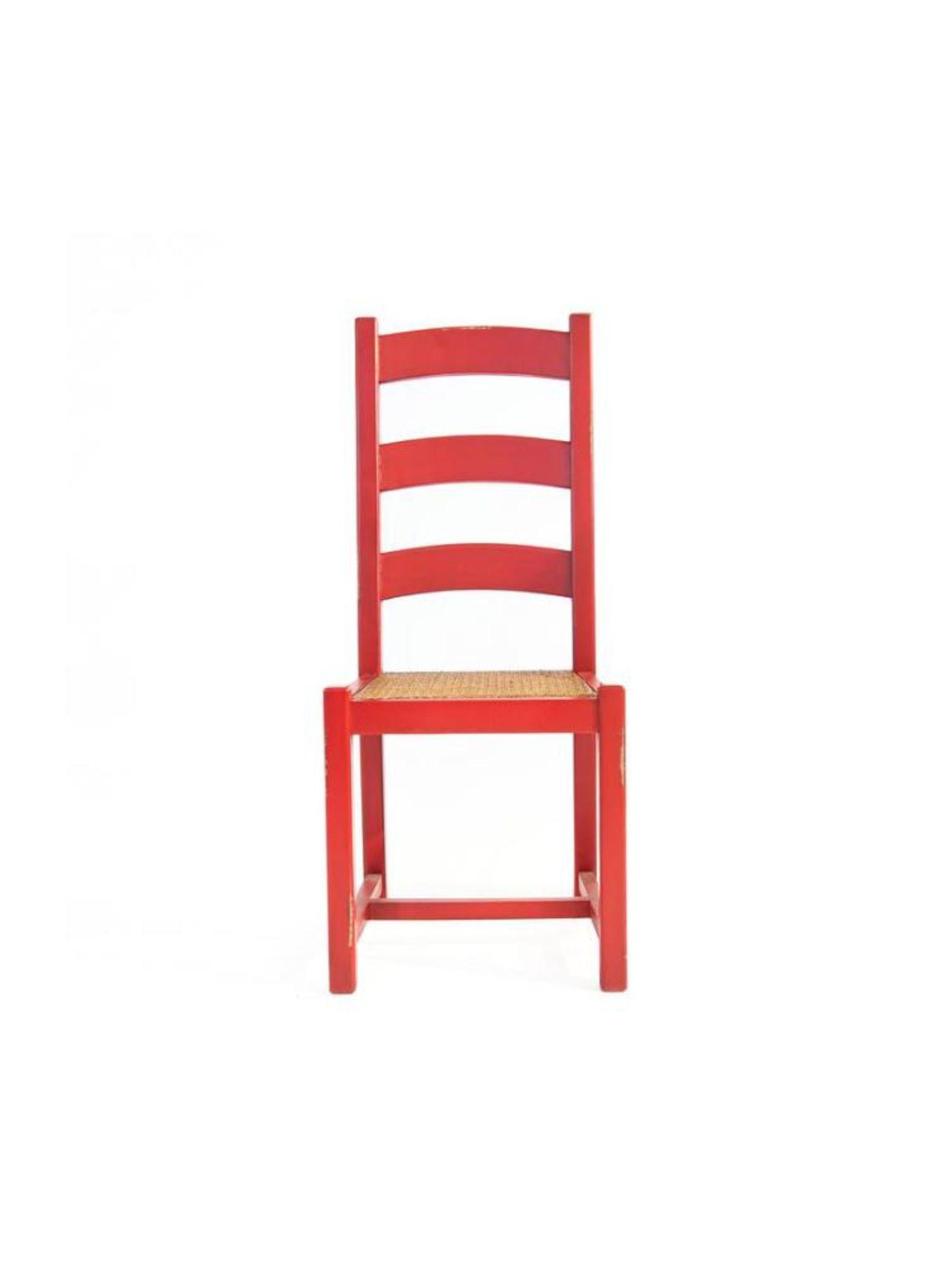 Silla madera rústica 3 colores  44x44x105 cms-1