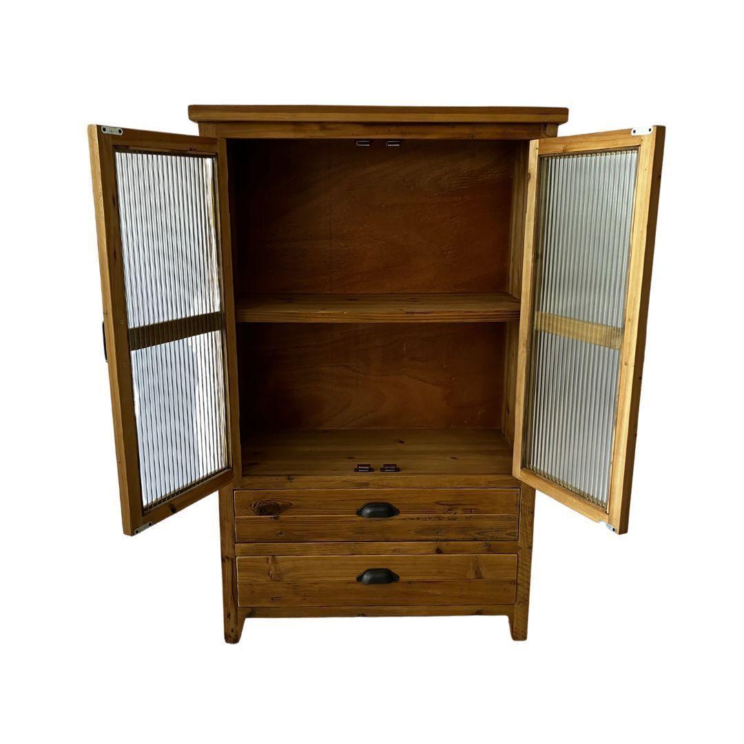 Alacena madera country CH 75x36x120 cms-1