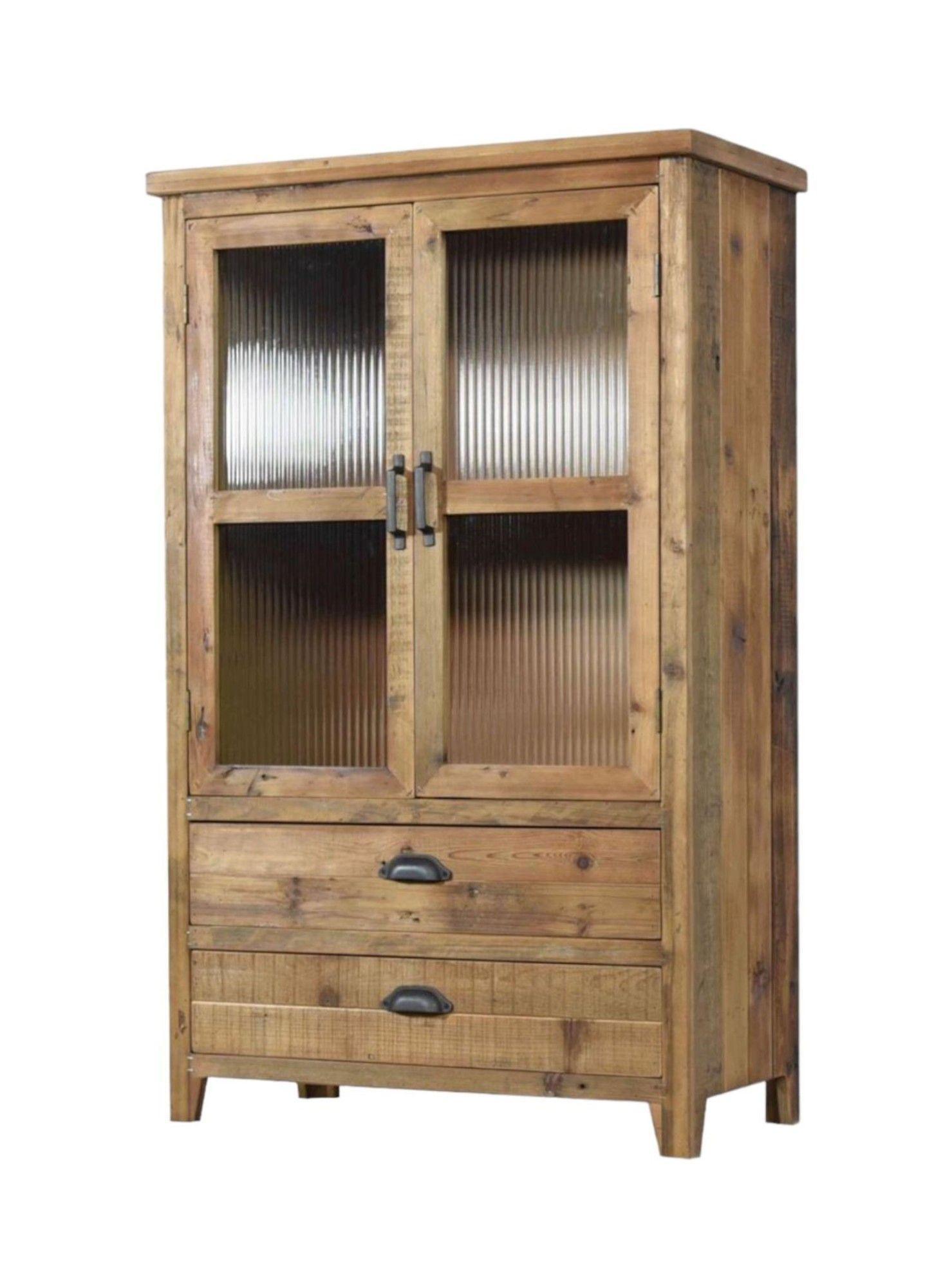 Alacena madera country CH 75x36x120 cms-0