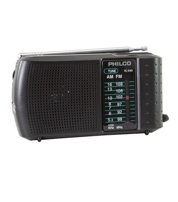 Radio Portatil Philco Icx-40 C/Audifono  -0