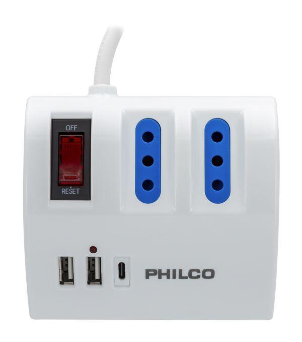 Extension Usb Tipo C 3 Pos 2044B Philco-2